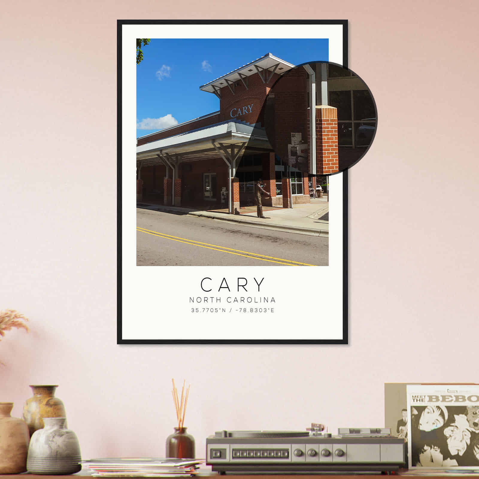 Deerfield Kansas Map Poster, Modern Home Decor Wall Art Print (Copy)