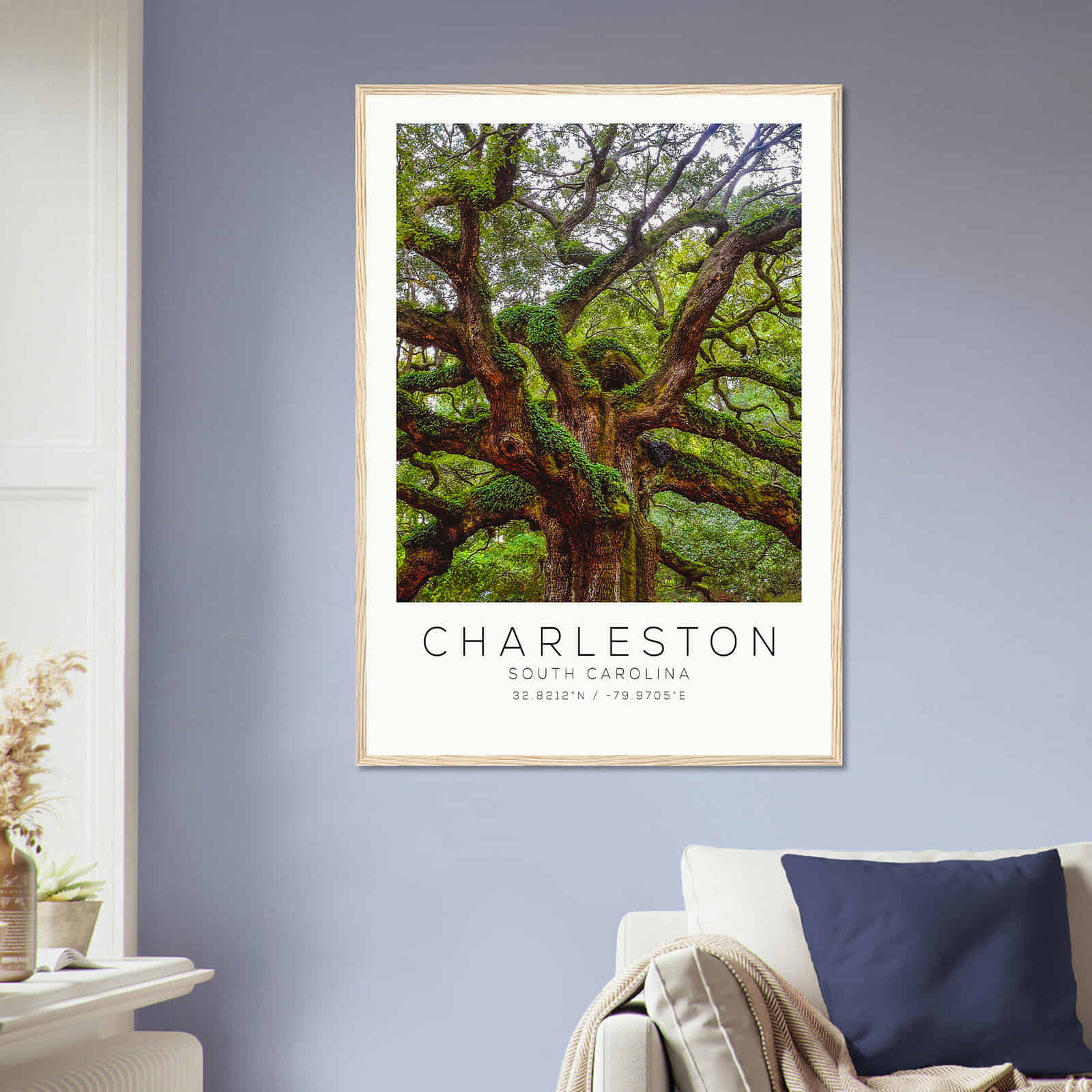 Deerfield Kansas Map Poster, Modern Home Decor Wall Art Print (Copy)