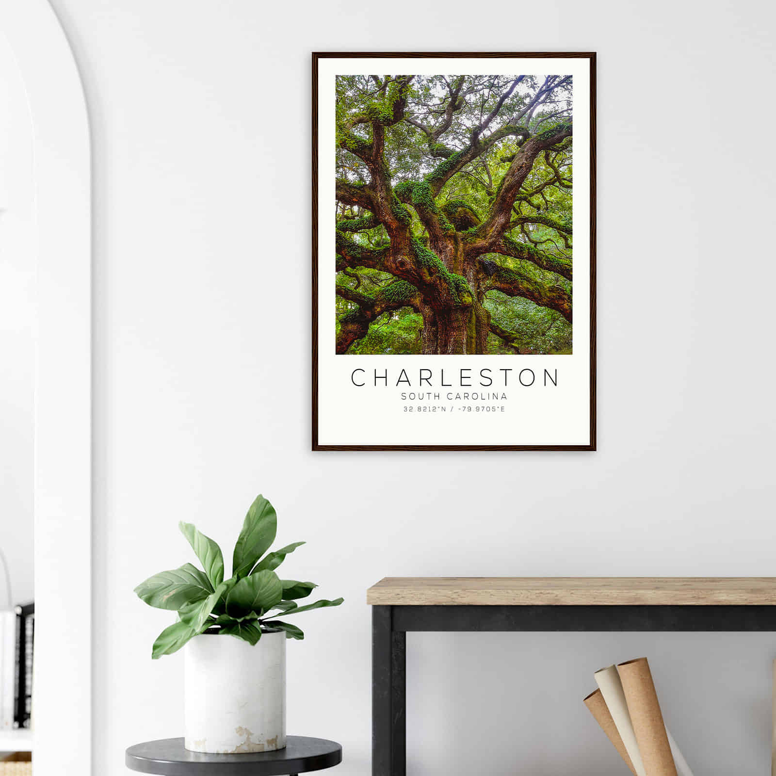 Deerfield Kansas Map Poster, Modern Home Decor Wall Art Print (Copy)