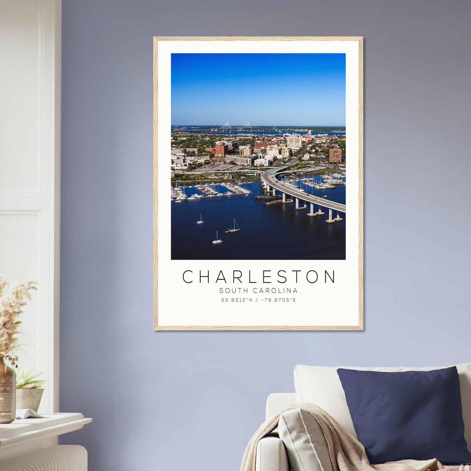 Deerfield Kansas Map Poster, Modern Home Decor Wall Art Print (Copy)