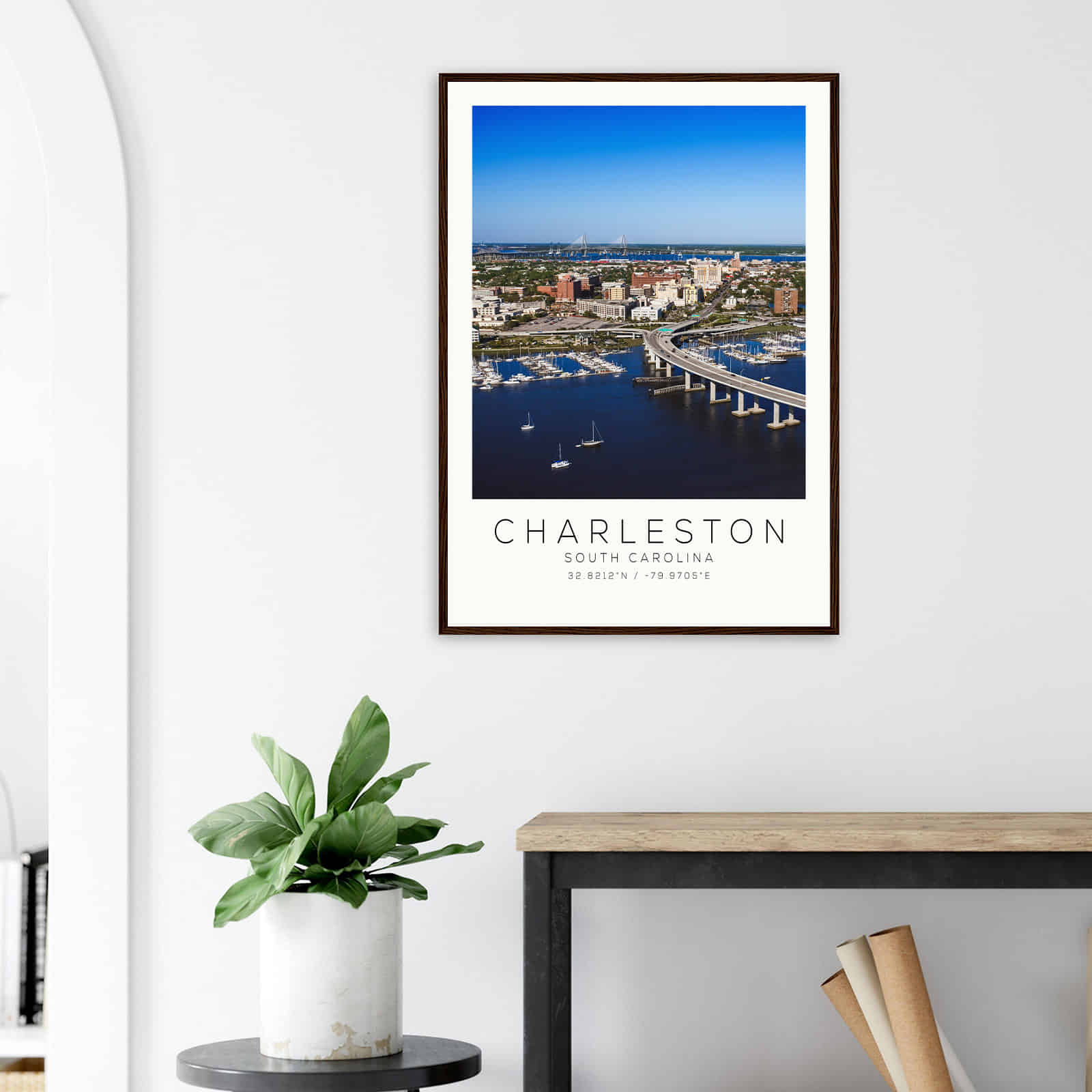 Deerfield Kansas Map Poster, Modern Home Decor Wall Art Print (Copy)