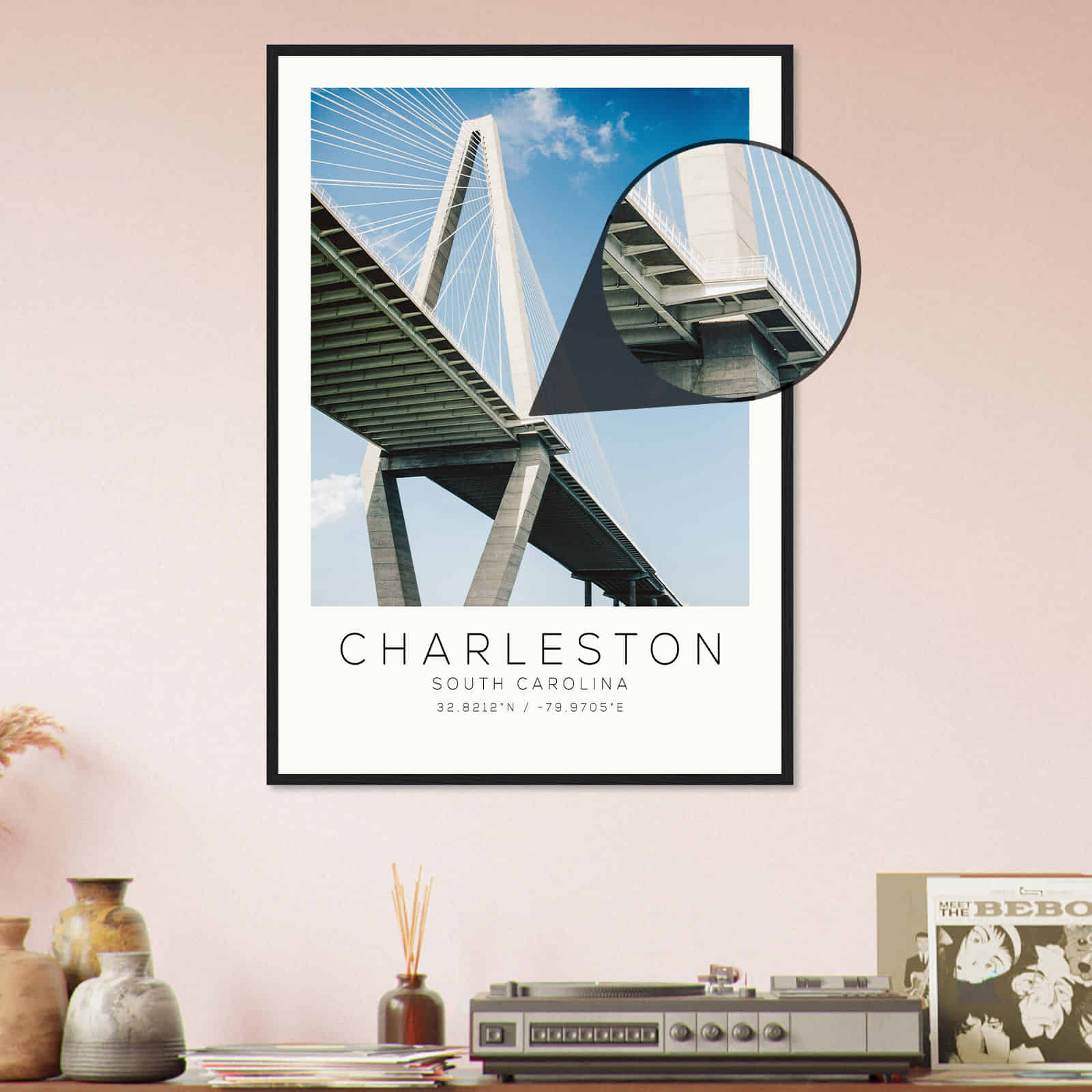 Deerfield Kansas Map Poster, Modern Home Decor Wall Art Print (Copy)