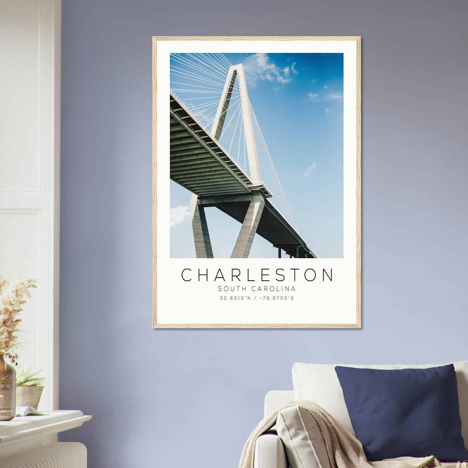 Deerfield Kansas Map Poster, Modern Home Decor Wall Art Print (Copy)