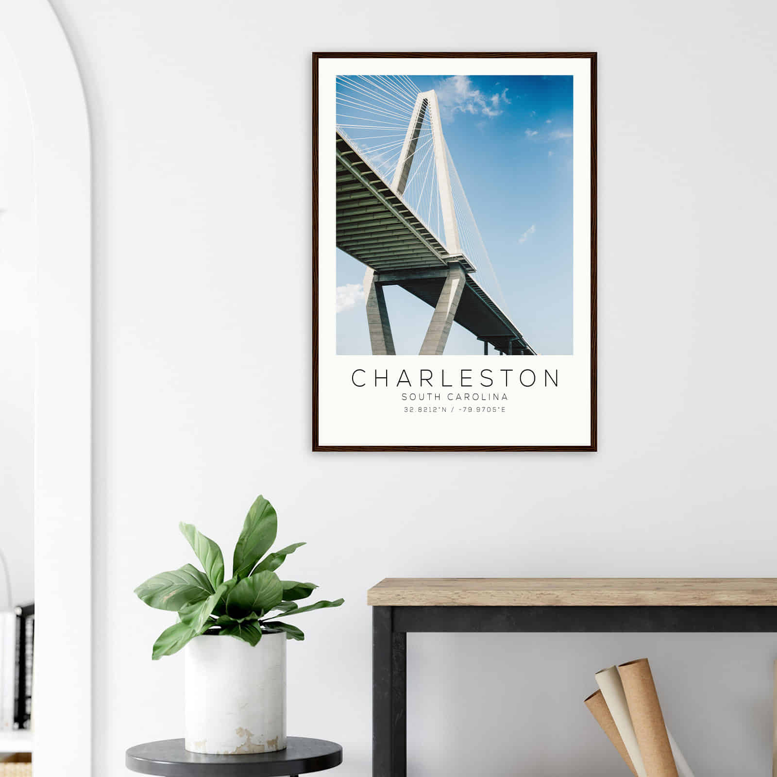 Deerfield Kansas Map Poster, Modern Home Decor Wall Art Print (Copy)