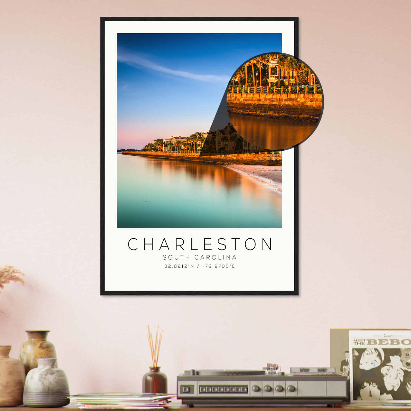 Deerfield Kansas Map Poster, Modern Home Decor Wall Art Print (Copy)