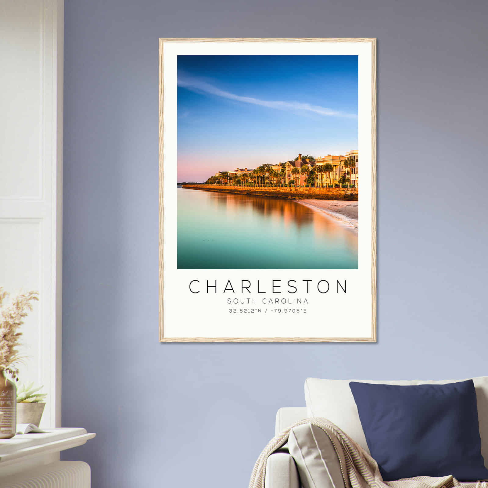 Deerfield Kansas Map Poster, Modern Home Decor Wall Art Print (Copy)