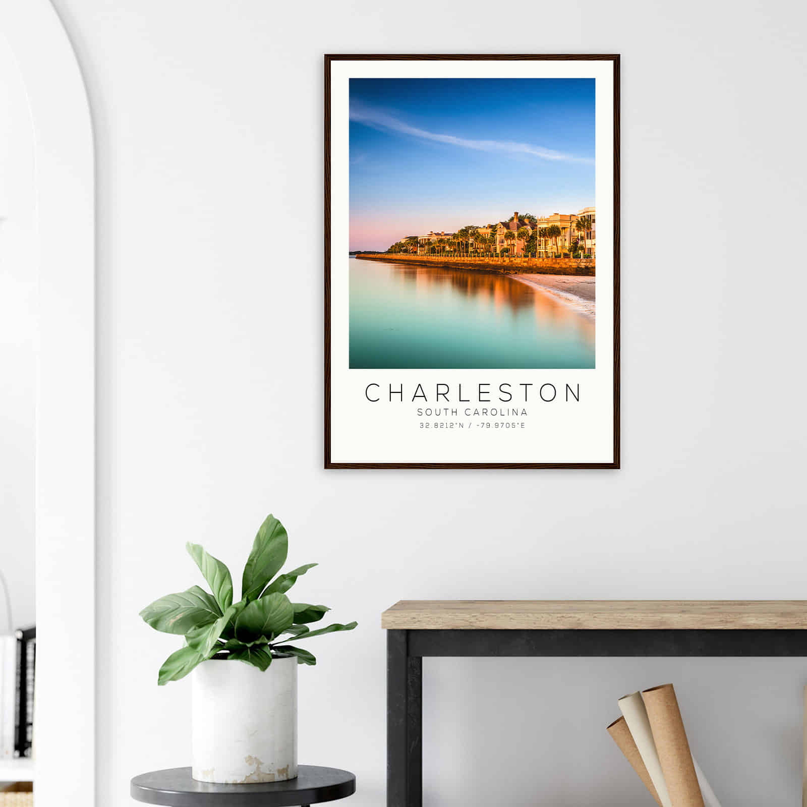 Deerfield Kansas Map Poster, Modern Home Decor Wall Art Print (Copy)