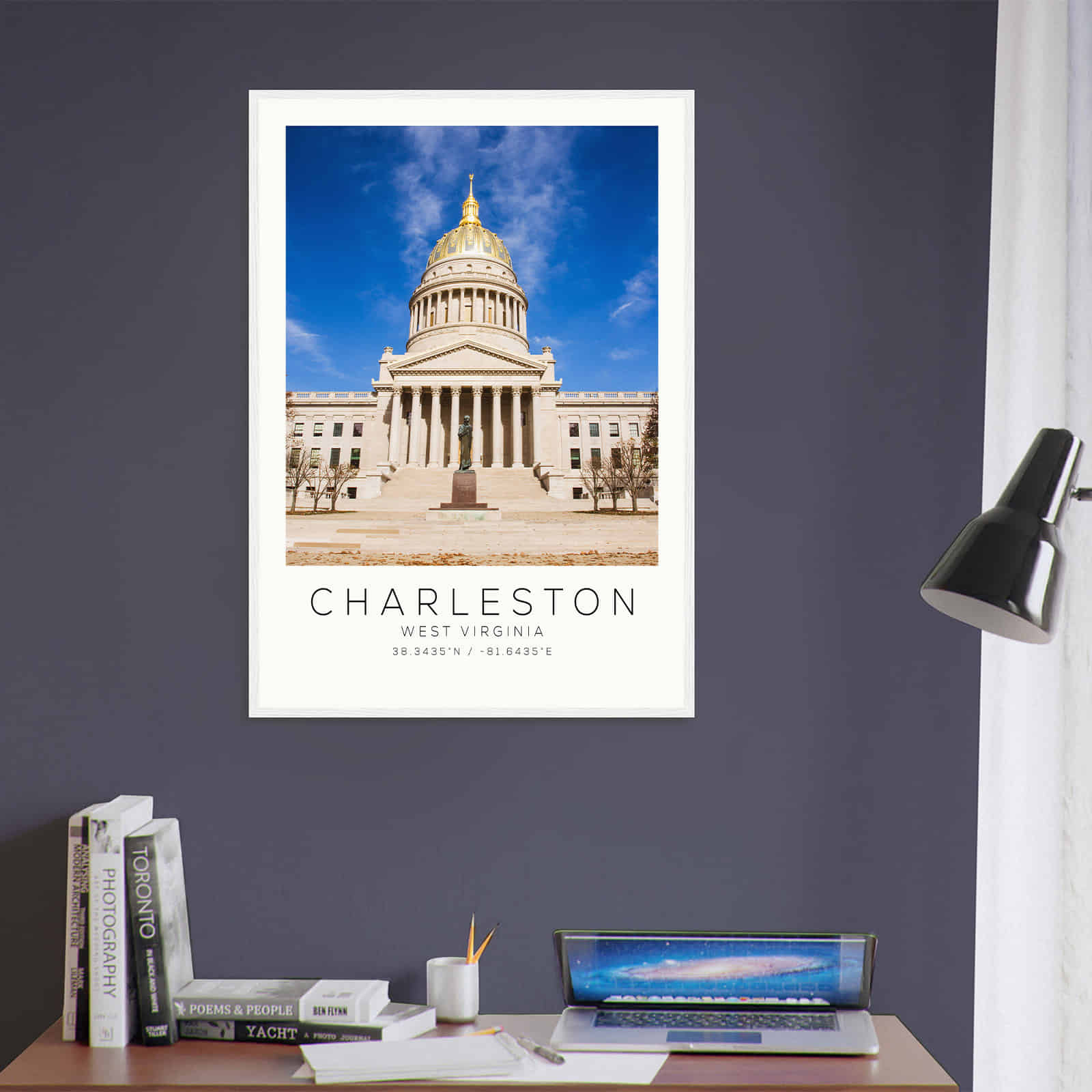 Deerfield Kansas Map Poster, Modern Home Decor Wall Art Print (Copy)