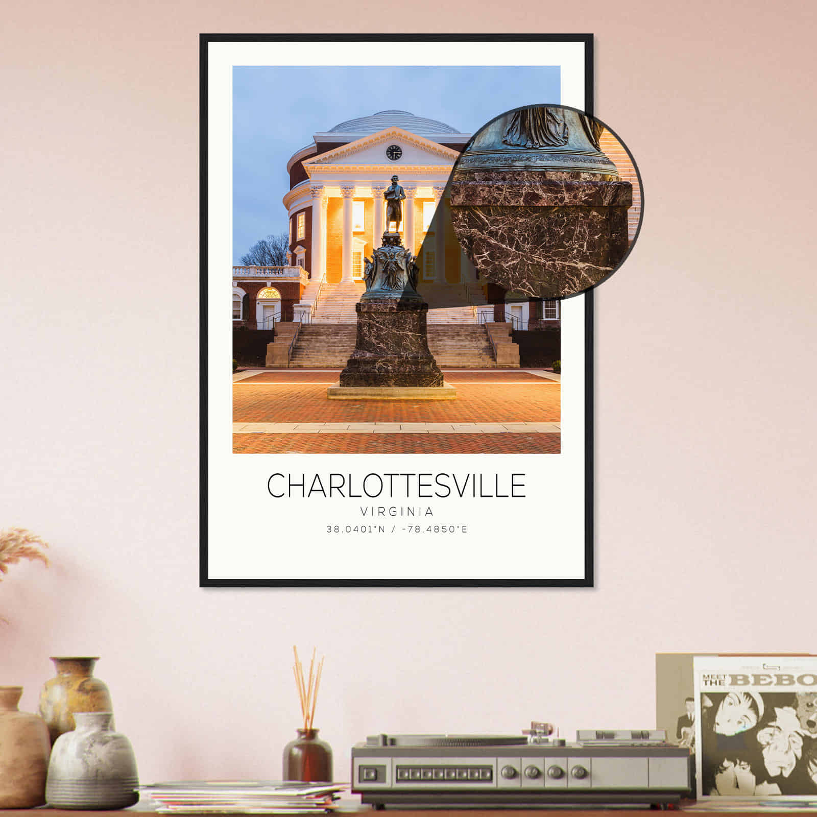 Deerfield Kansas Map Poster, Modern Home Decor Wall Art Print (Copy)