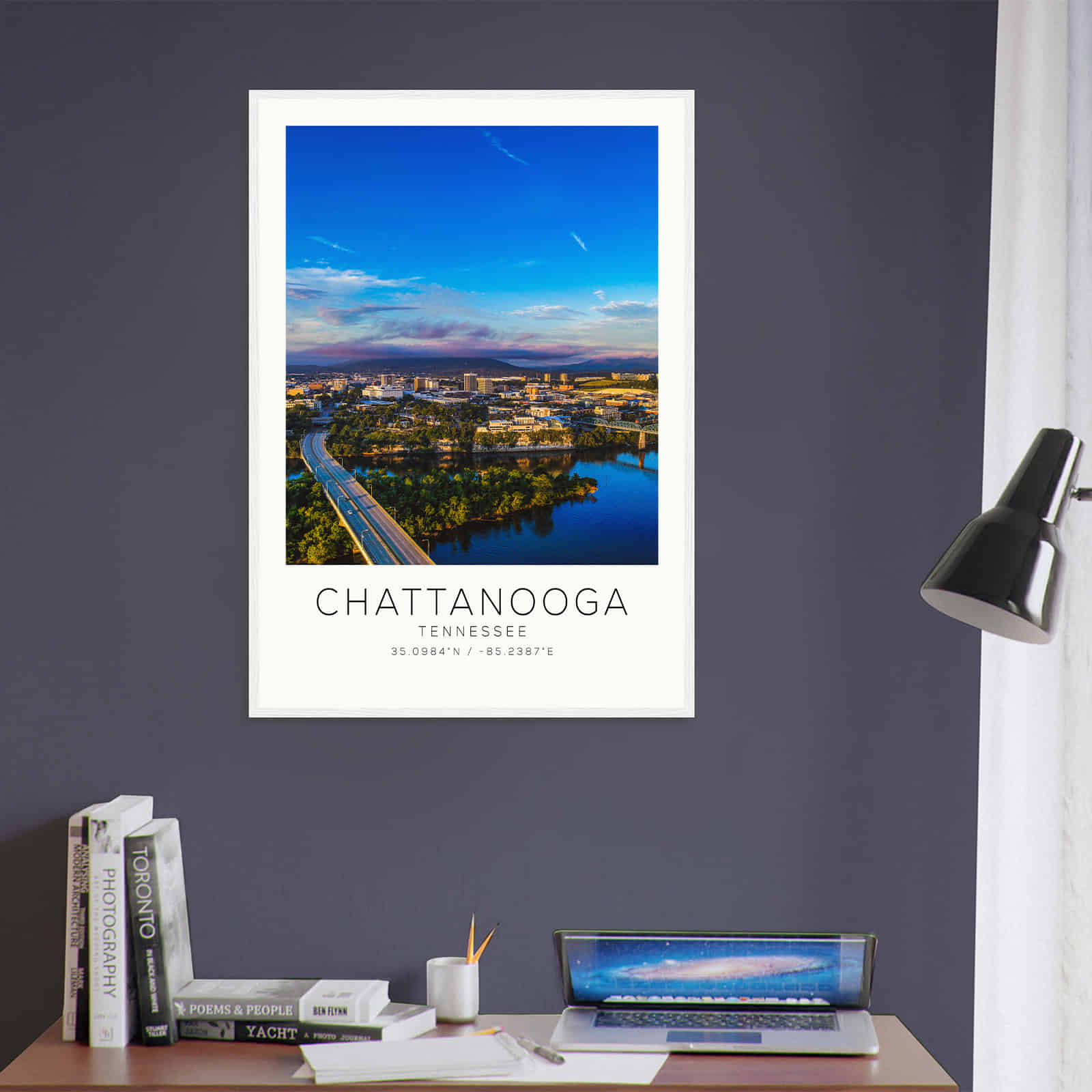 Deerfield Kansas Map Poster, Modern Home Decor Wall Art Print (Copy)