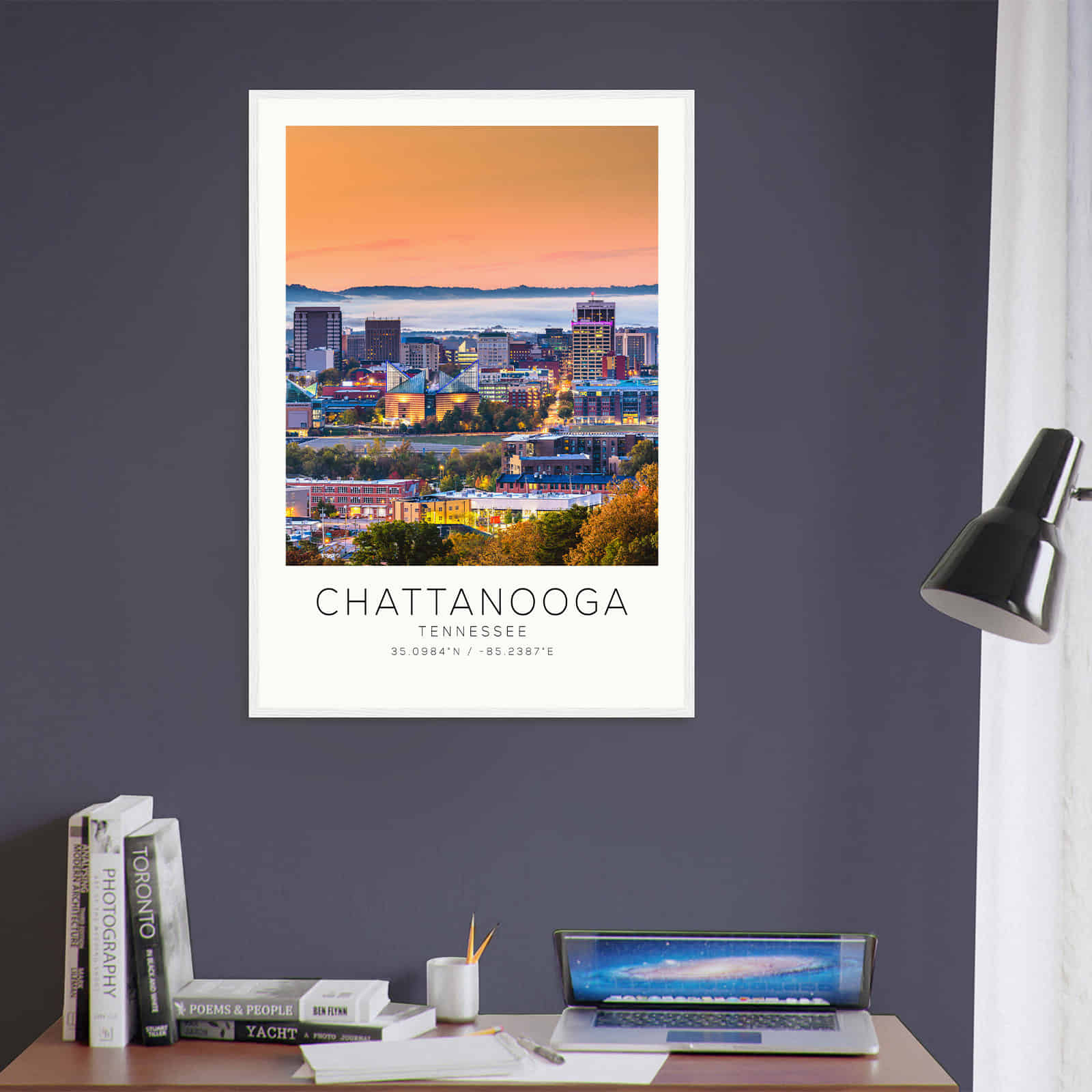 Deerfield Kansas Map Poster, Modern Home Decor Wall Art Print (Copy)