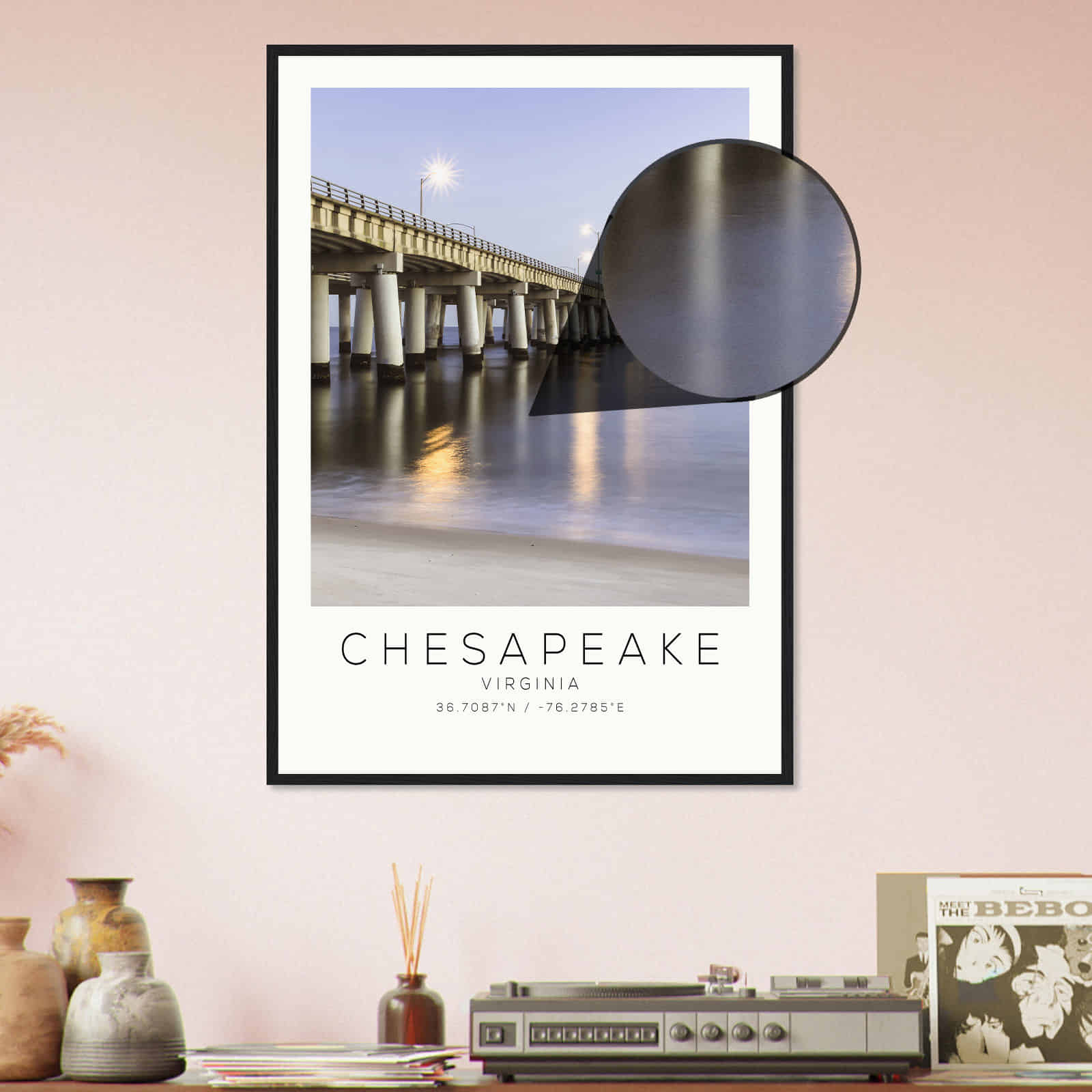 Deerfield Kansas Map Poster, Modern Home Decor Wall Art Print (Copy)