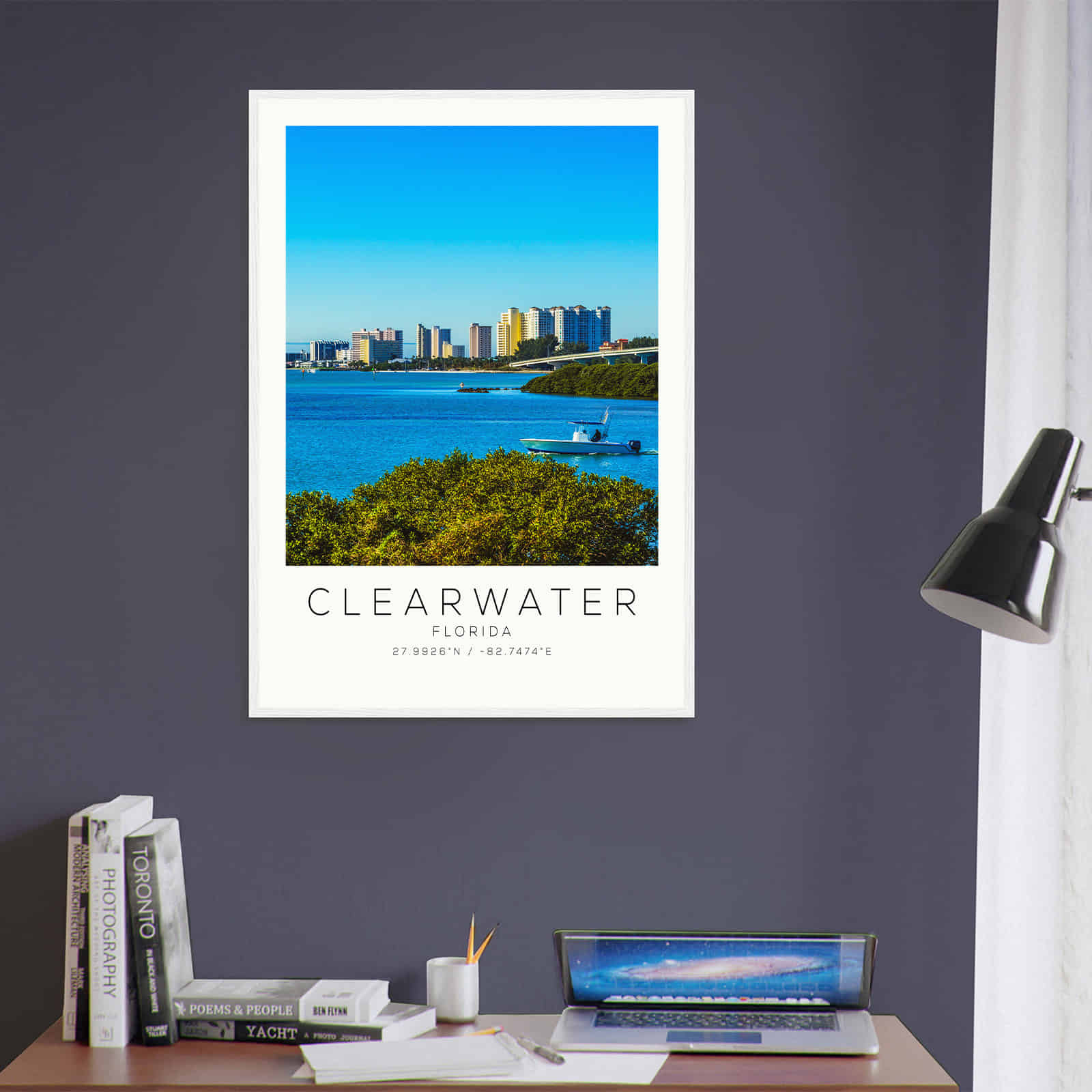 Deerfield Kansas Map Poster, Modern Home Decor Wall Art Print (Copy)