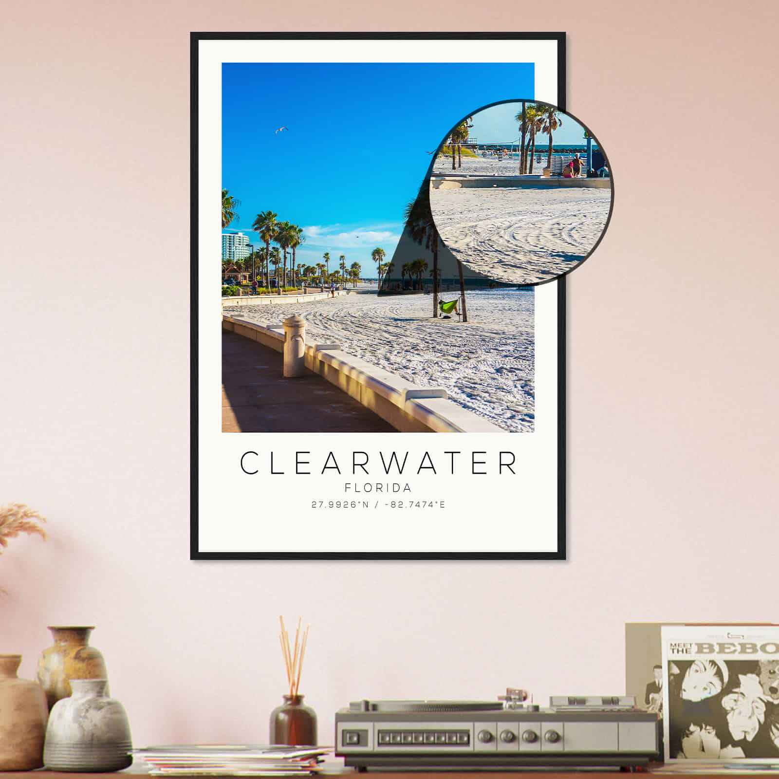 Deerfield Kansas Map Poster, Modern Home Decor Wall Art Print (Copy)