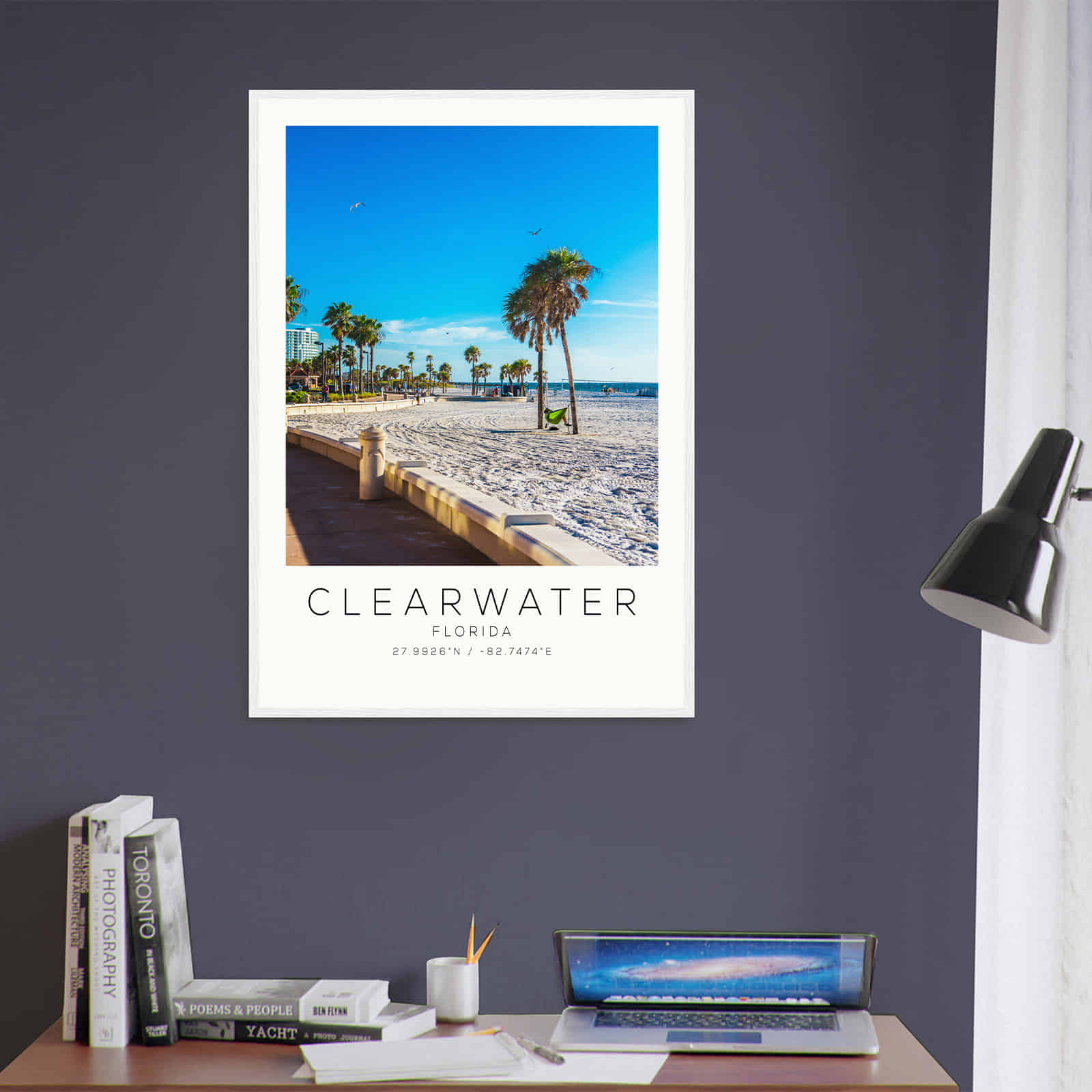 Deerfield Kansas Map Poster, Modern Home Decor Wall Art Print (Copy)