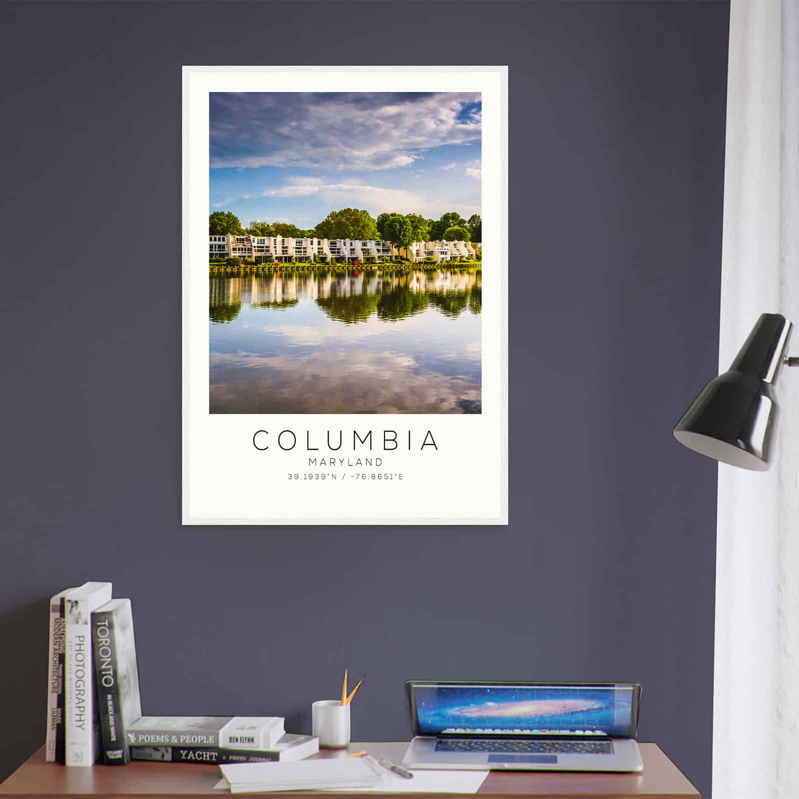 Deerfield Kansas Map Poster, Modern Home Decor Wall Art Print (Copy)