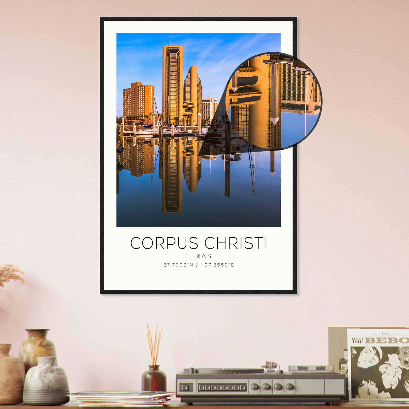 Deerfield Kansas Map Poster, Modern Home Decor Wall Art Print (Copy)