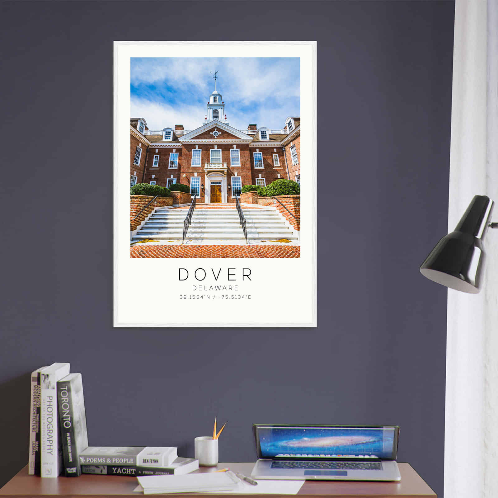 Deerfield Kansas Map Poster, Modern Home Decor Wall Art Print (Copy)