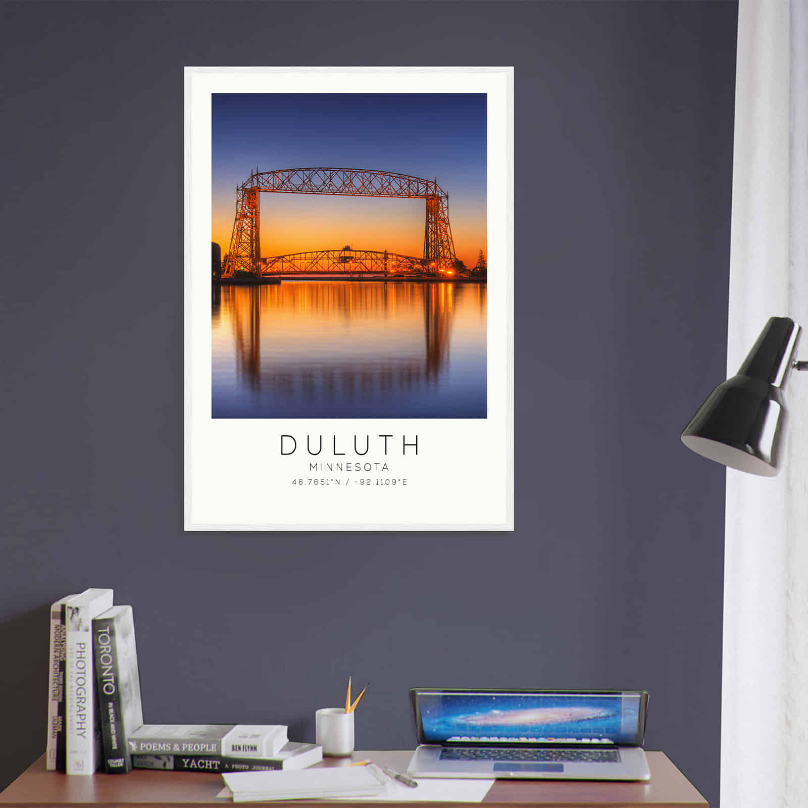 Deerfield Kansas Map Poster, Modern Home Decor Wall Art Print (Copy)