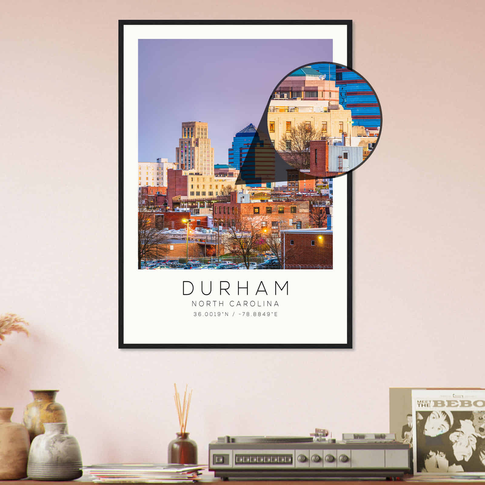 Deerfield Kansas Map Poster, Modern Home Decor Wall Art Print (Copy)