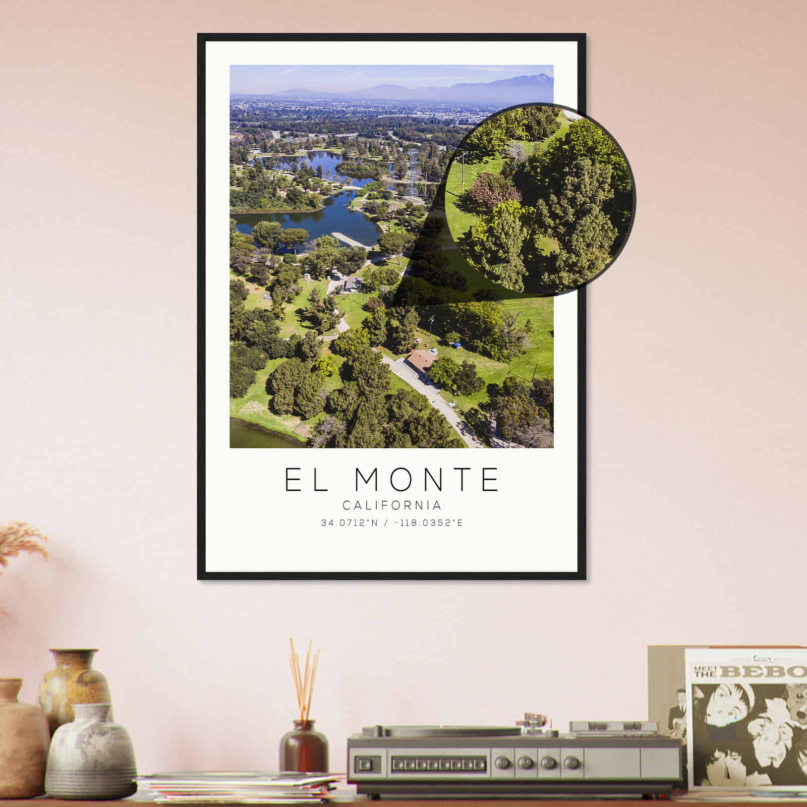 Deerfield Kansas Map Poster, Modern Home Decor Wall Art Print (Copy)