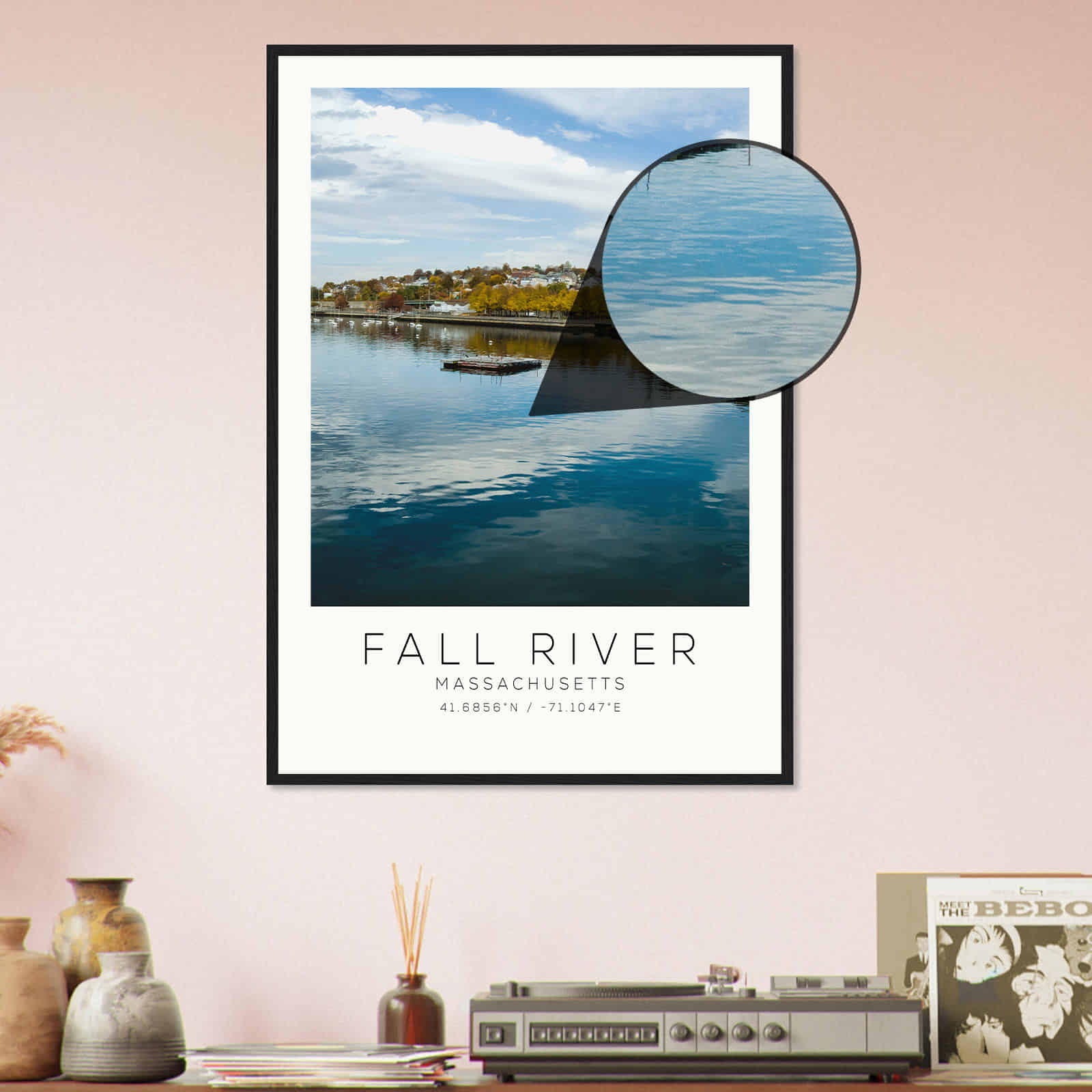 Deerfield Kansas Map Poster, Modern Home Decor Wall Art Print (Copy)