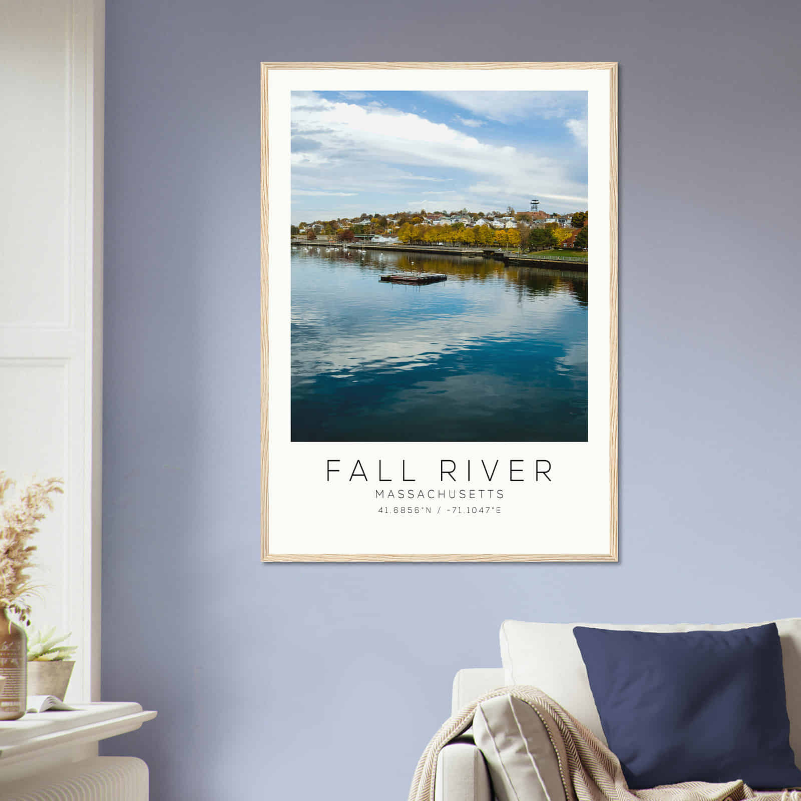 Deerfield Kansas Map Poster, Modern Home Decor Wall Art Print (Copy)