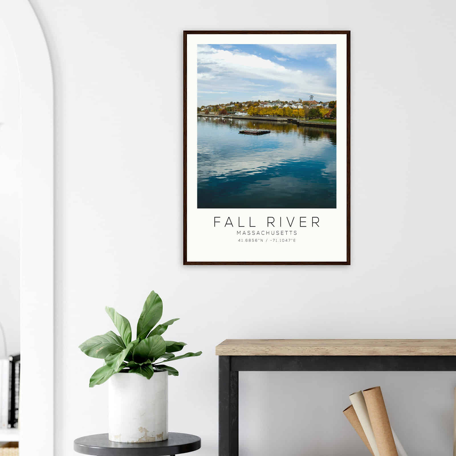 Deerfield Kansas Map Poster, Modern Home Decor Wall Art Print (Copy)