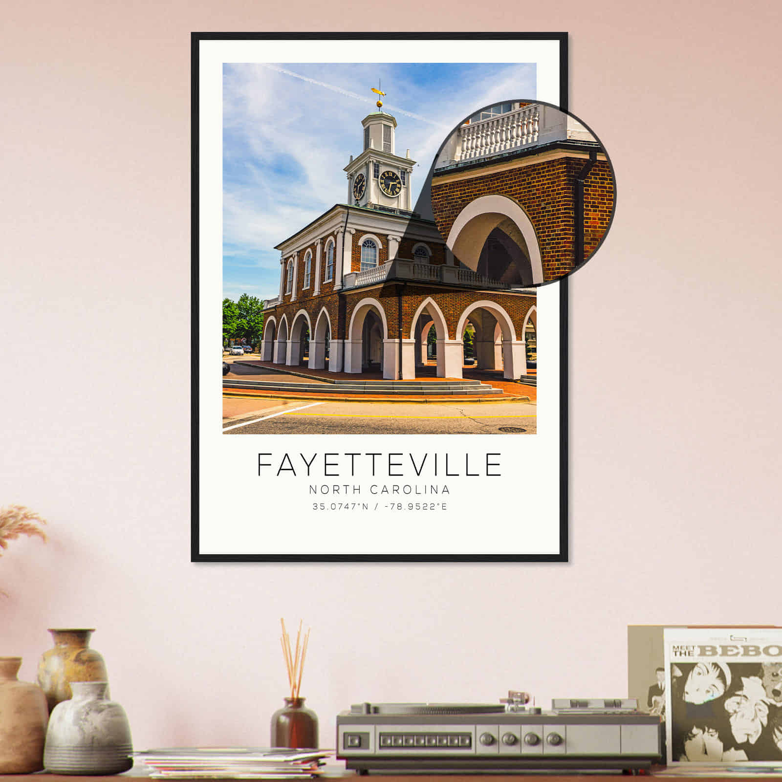 Deerfield Kansas Map Poster, Modern Home Decor Wall Art Print (Copy)