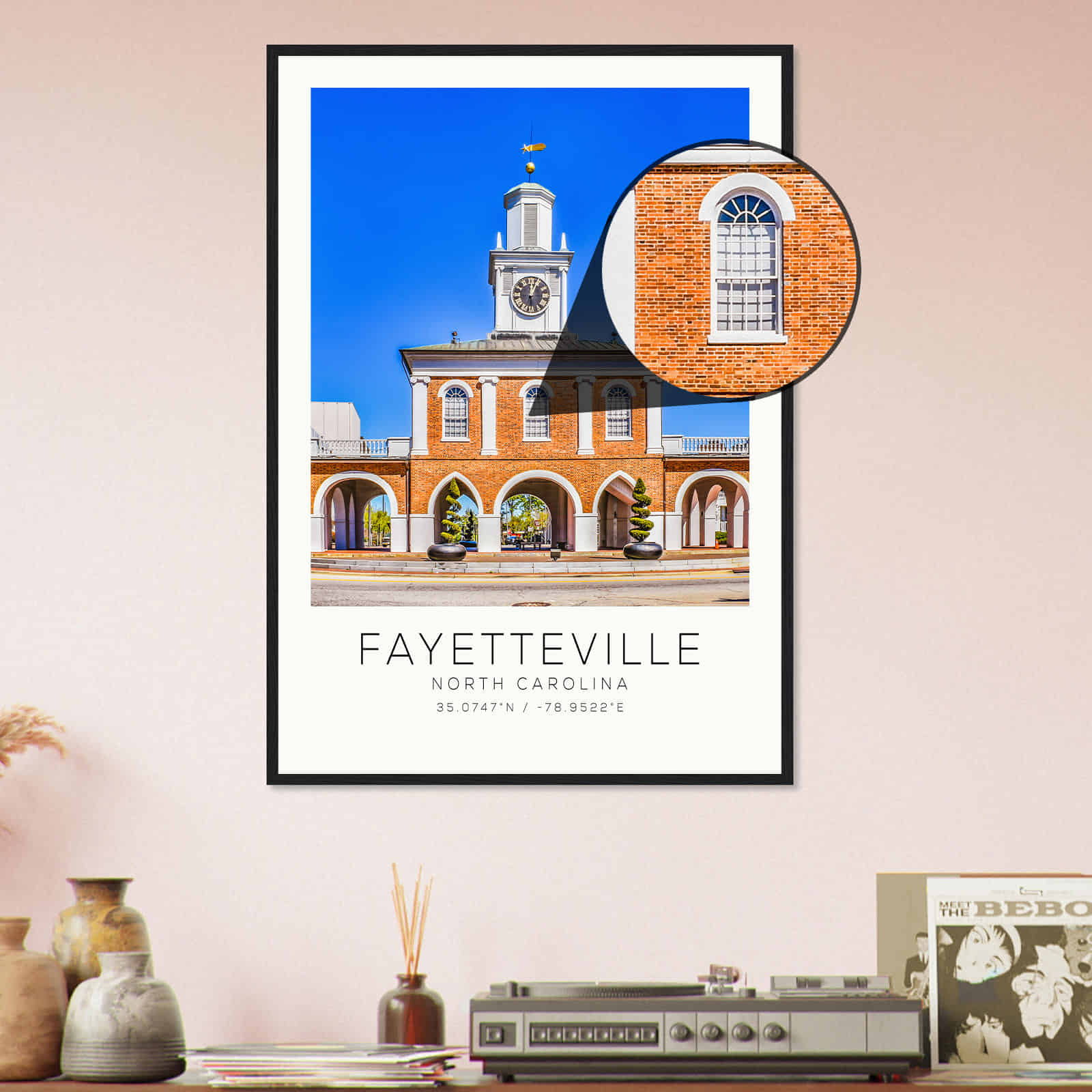 Deerfield Kansas Map Poster, Modern Home Decor Wall Art Print (Copy)