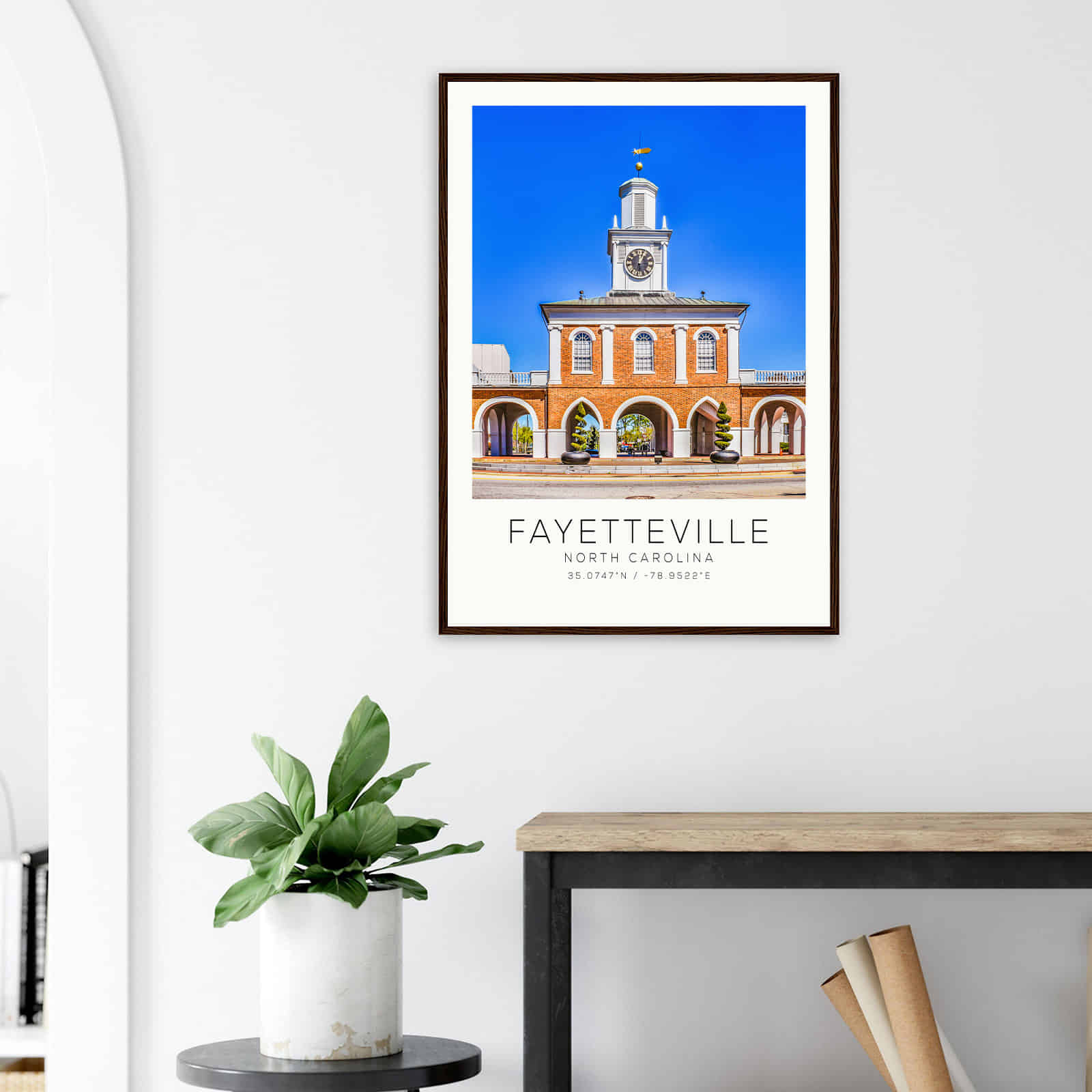 Deerfield Kansas Map Poster, Modern Home Decor Wall Art Print (Copy)