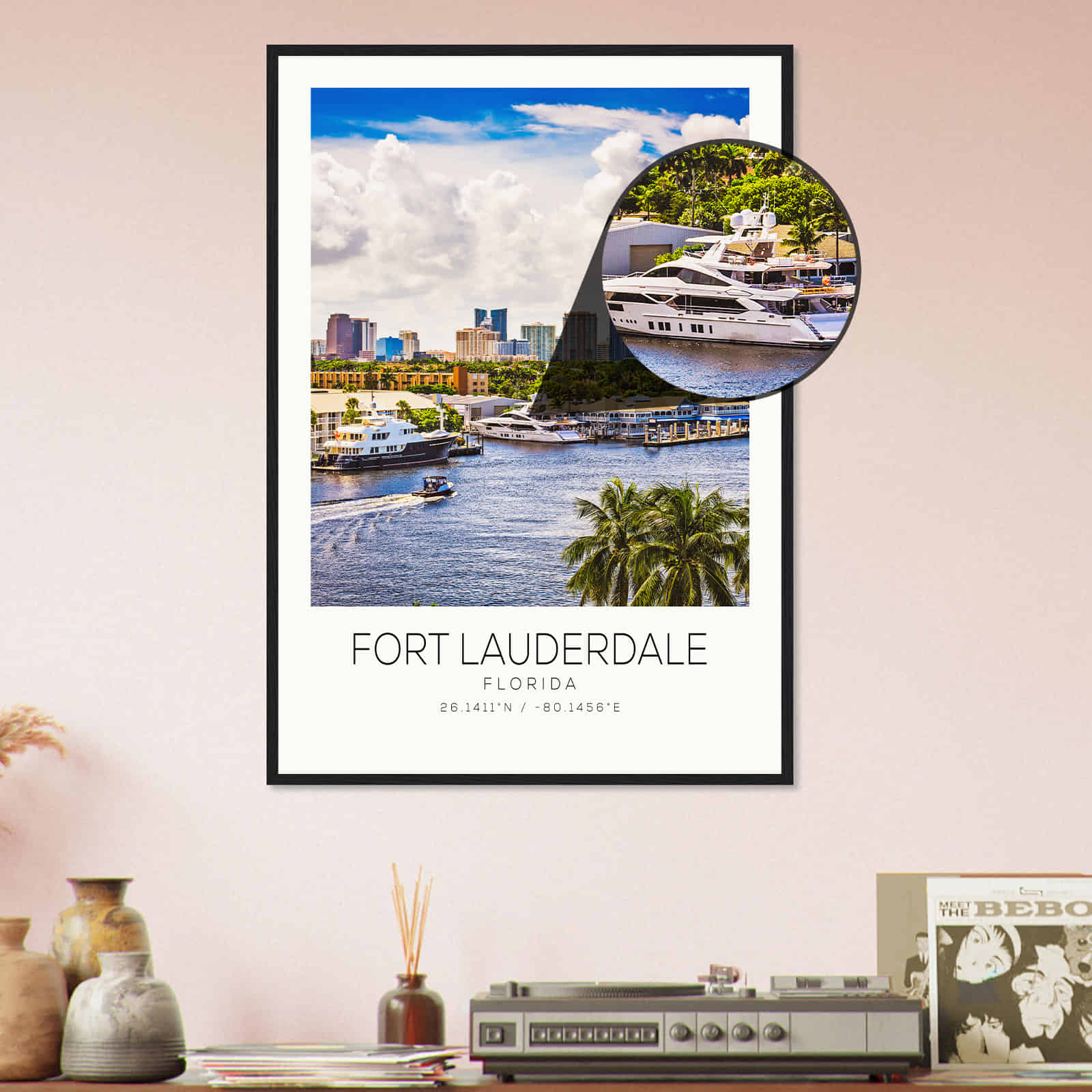 Deerfield Kansas Map Poster, Modern Home Decor Wall Art Print (Copy)