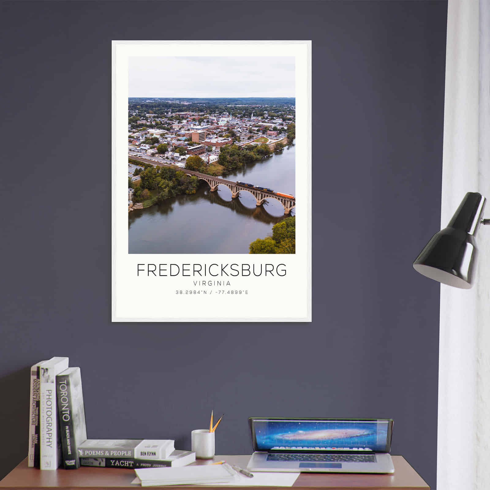 Deerfield Kansas Map Poster, Modern Home Decor Wall Art Print (Copy)