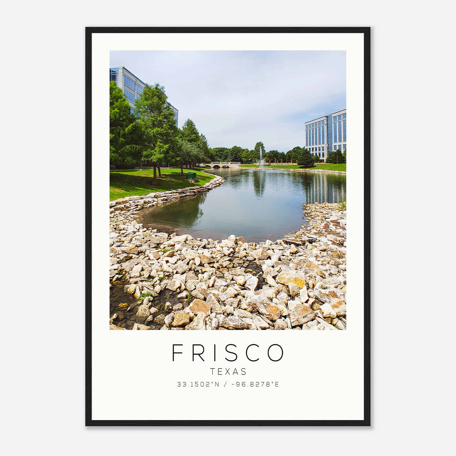 Frisco Texas Photo Travel Poster, Frisco Travel Print, Minimalist Travel Print DS2 Frisco Texas Photo Travel Poster, Frisco Travel Print, Minimalist Travel Print DS2