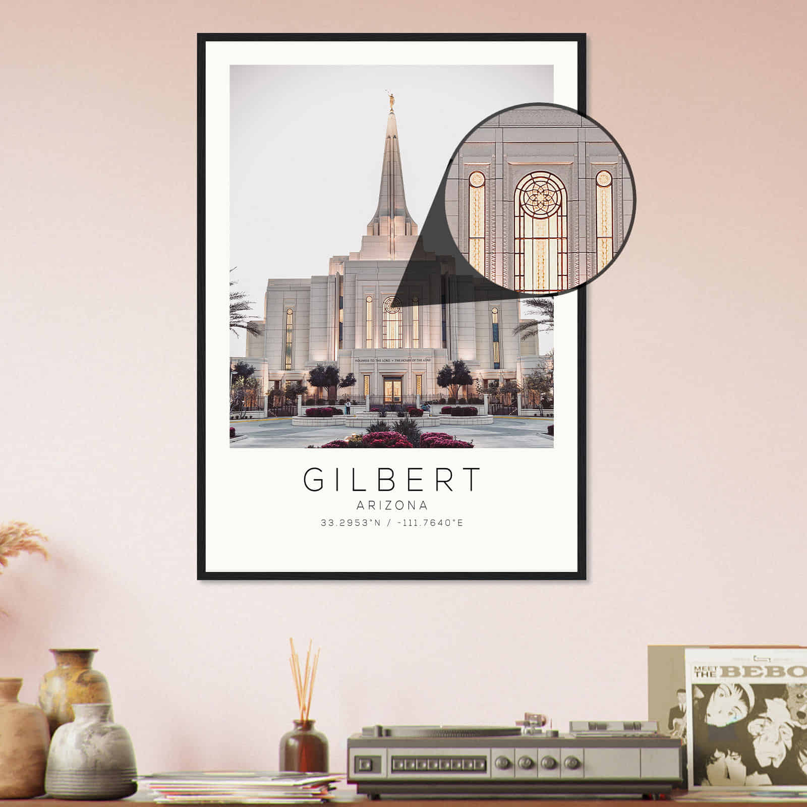 Deerfield Kansas Map Poster, Modern Home Decor Wall Art Print (Copy)