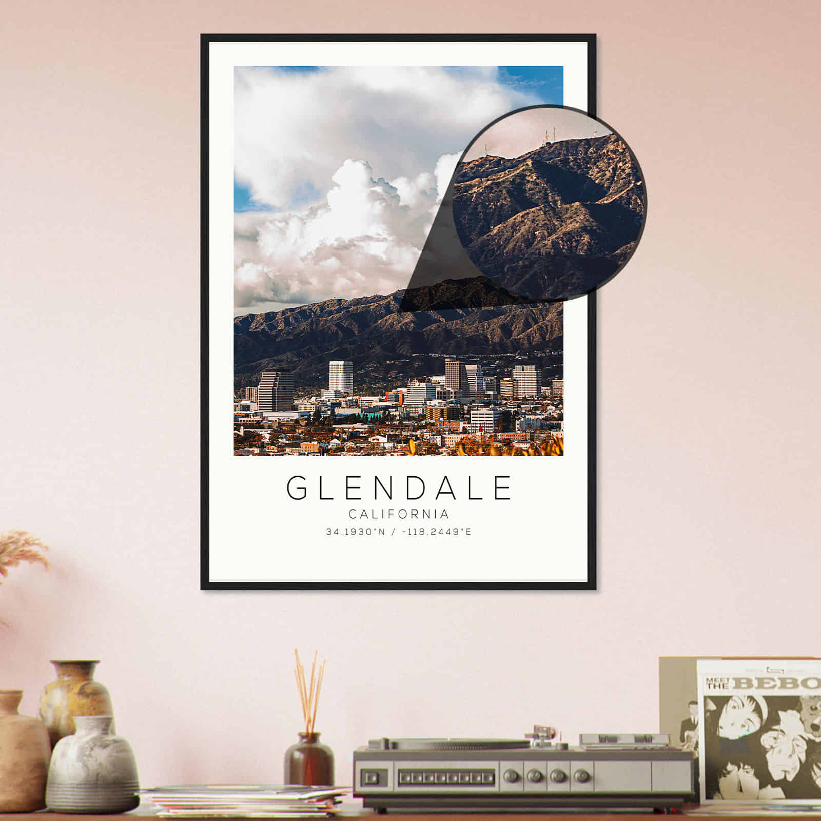 Deerfield Kansas Map Poster, Modern Home Decor Wall Art Print (Copy)