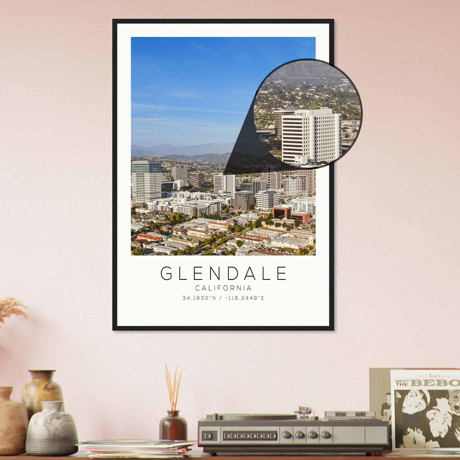 Deerfield Kansas Map Poster, Modern Home Decor Wall Art Print (Copy)