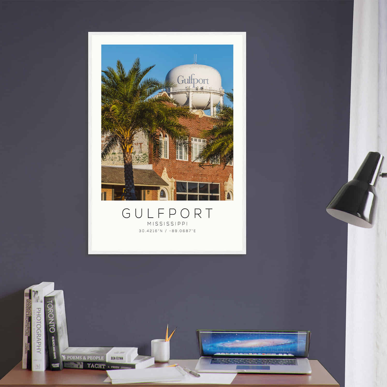 Deerfield Kansas Map Poster, Modern Home Decor Wall Art Print (Copy)