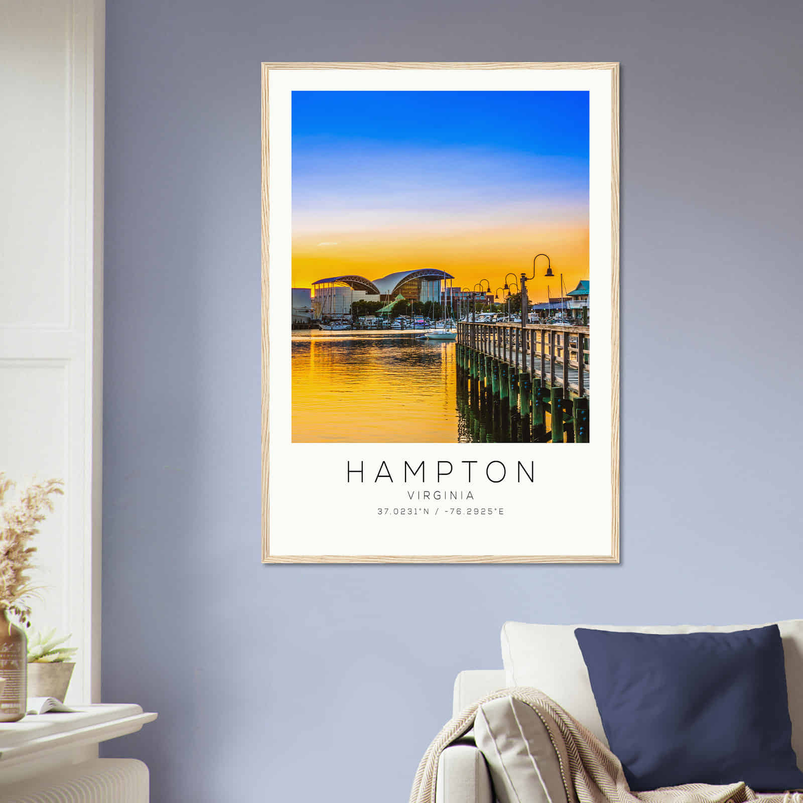 Deerfield Kansas Map Poster, Modern Home Decor Wall Art Print (Copy)