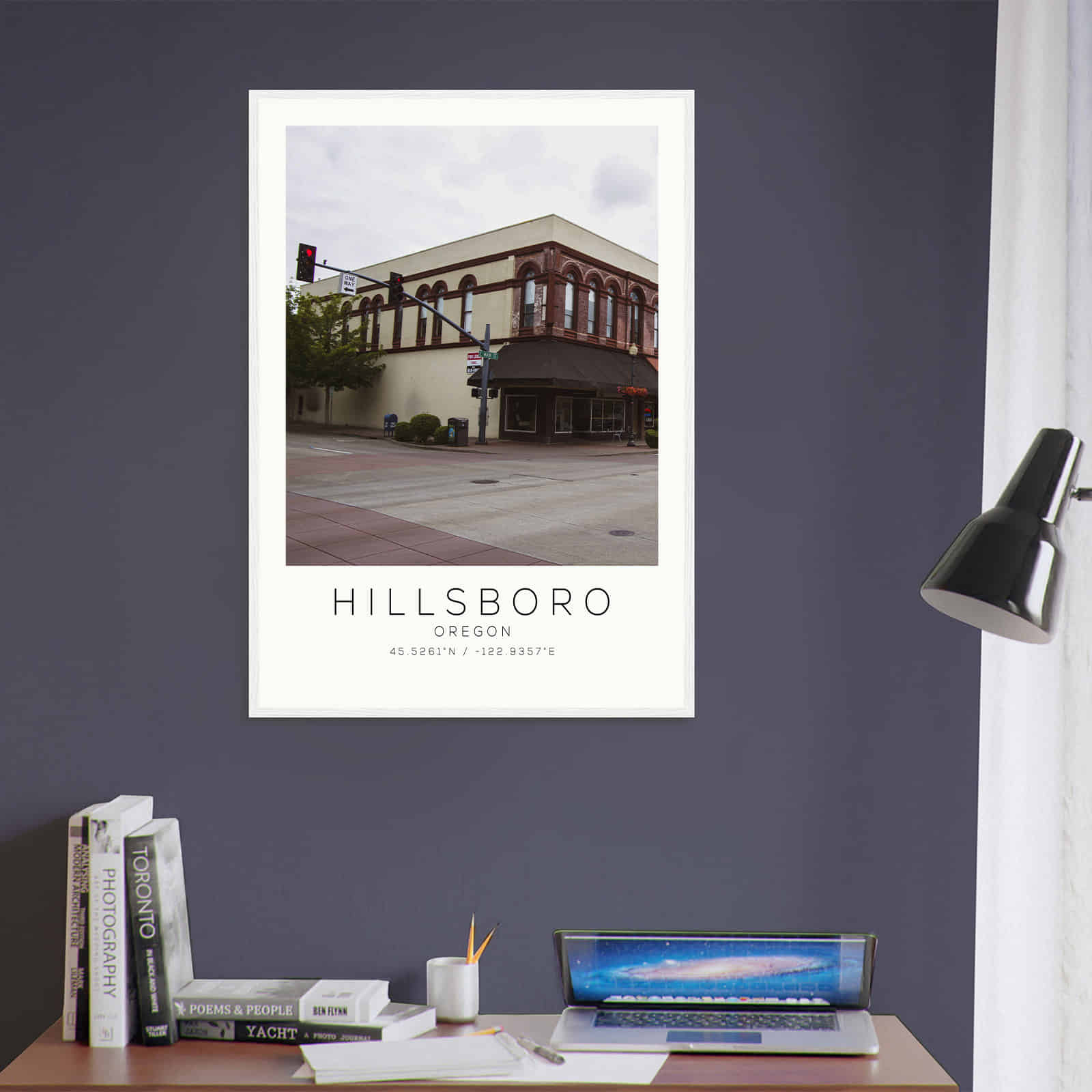 Deerfield Kansas Map Poster, Modern Home Decor Wall Art Print (Copy)