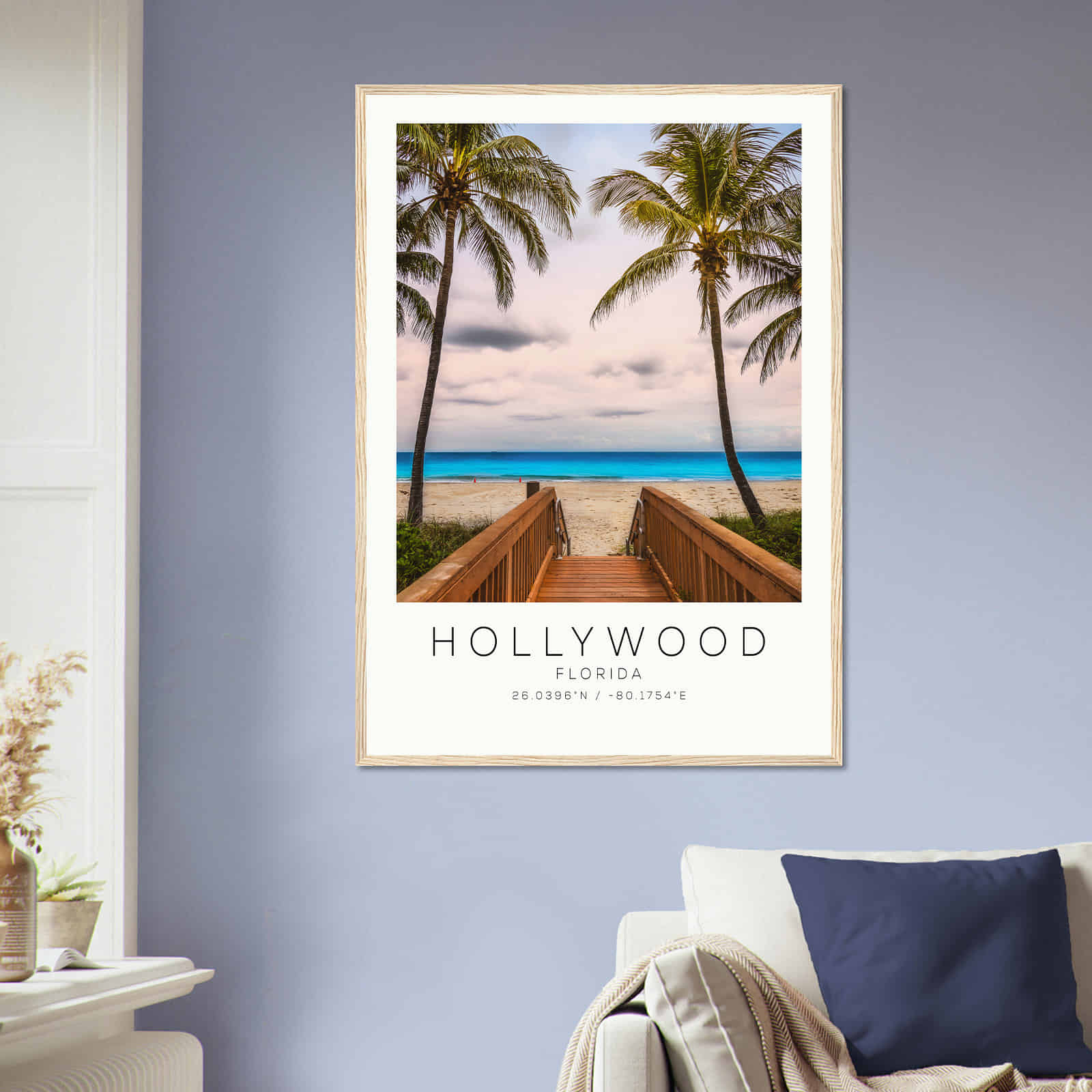 Deerfield Kansas Map Poster, Modern Home Decor Wall Art Print (Copy)