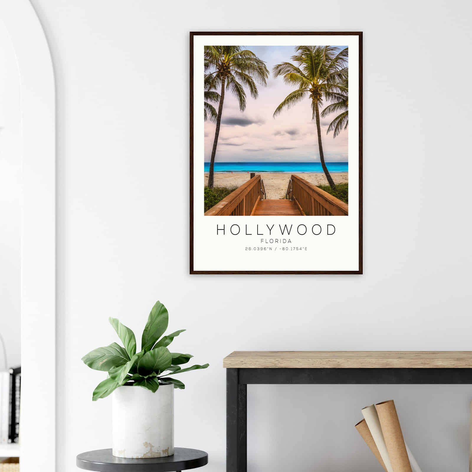 Deerfield Kansas Map Poster, Modern Home Decor Wall Art Print (Copy)