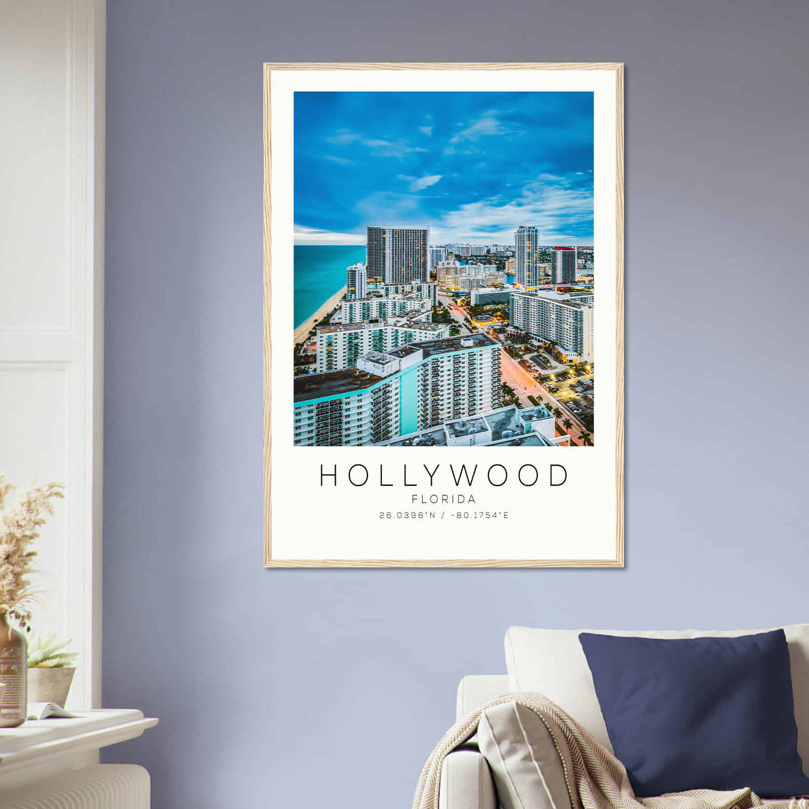 Deerfield Kansas Map Poster, Modern Home Decor Wall Art Print (Copy)