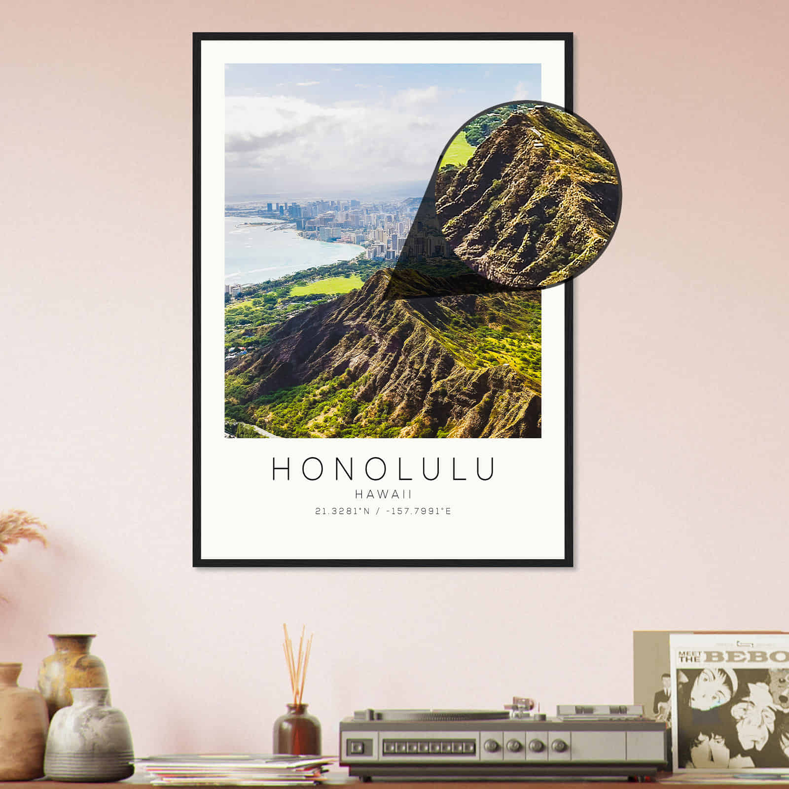 Deerfield Kansas Map Poster, Modern Home Decor Wall Art Print (Copy)