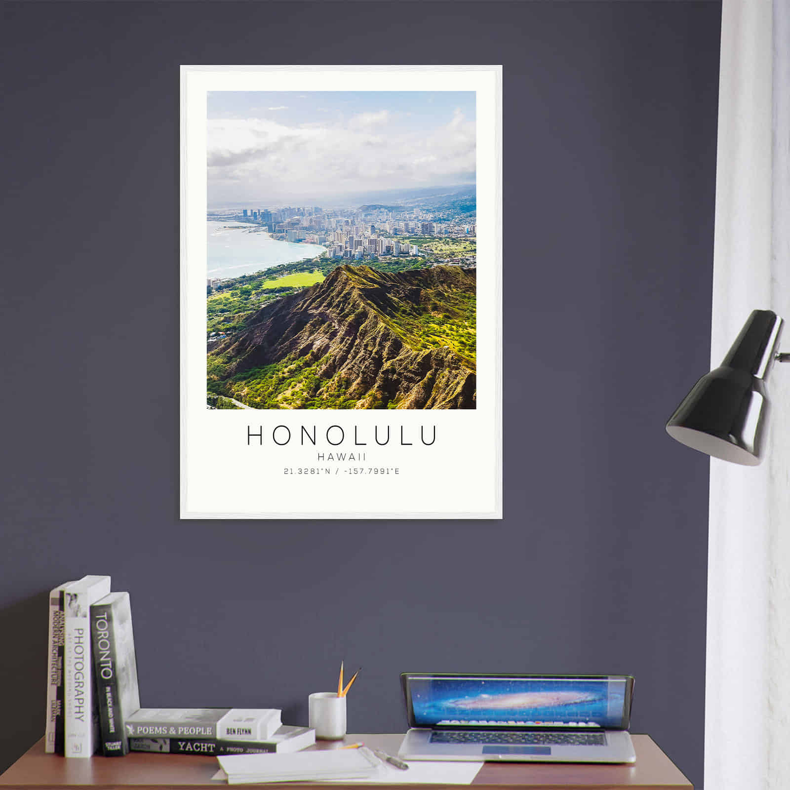 Deerfield Kansas Map Poster, Modern Home Decor Wall Art Print (Copy)