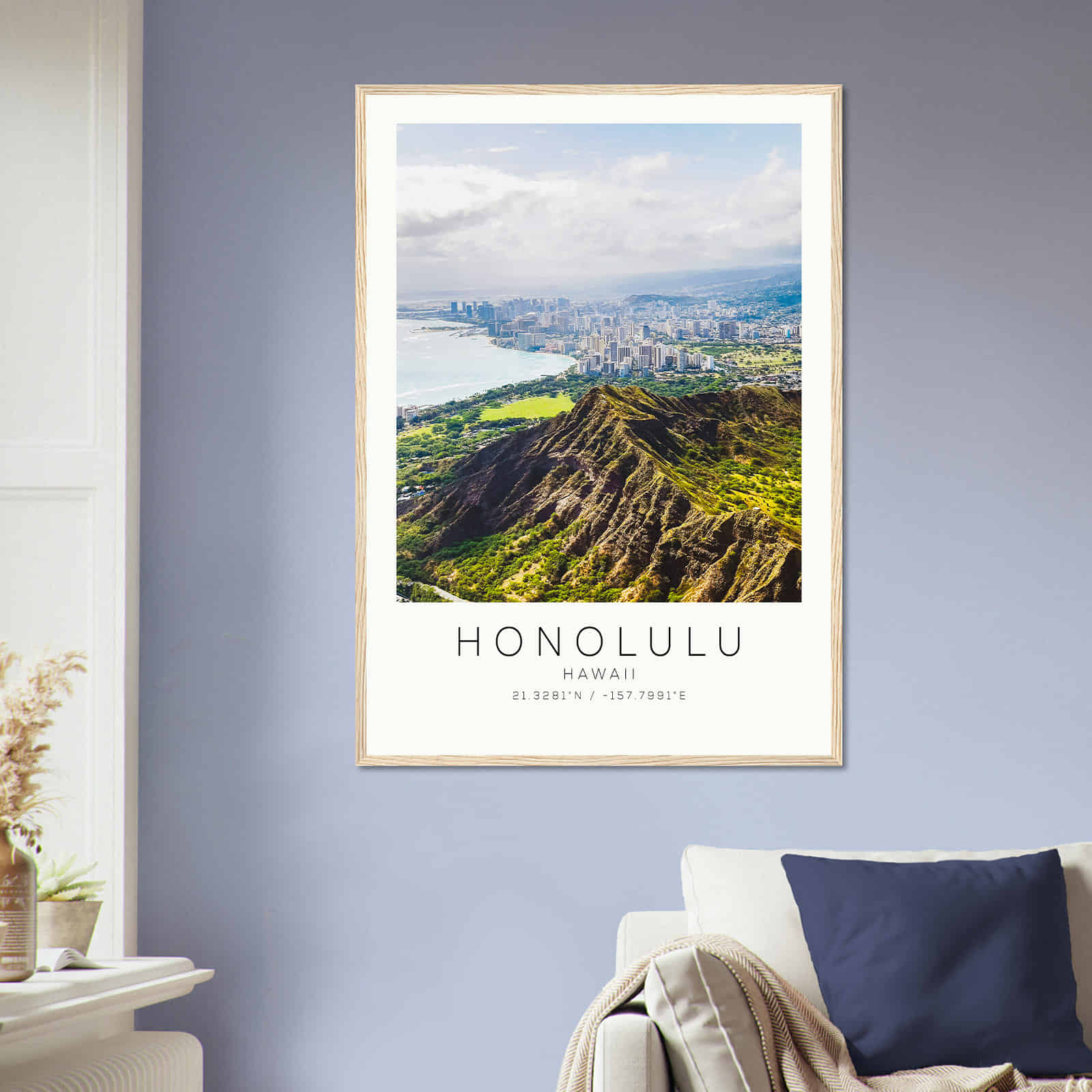 Deerfield Kansas Map Poster, Modern Home Decor Wall Art Print (Copy)