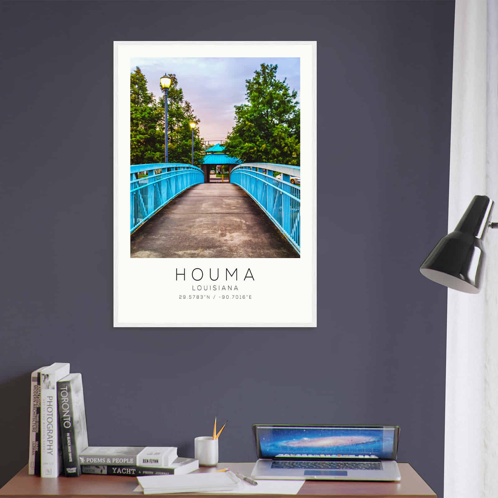 Deerfield Kansas Map Poster, Modern Home Decor Wall Art Print (Copy)