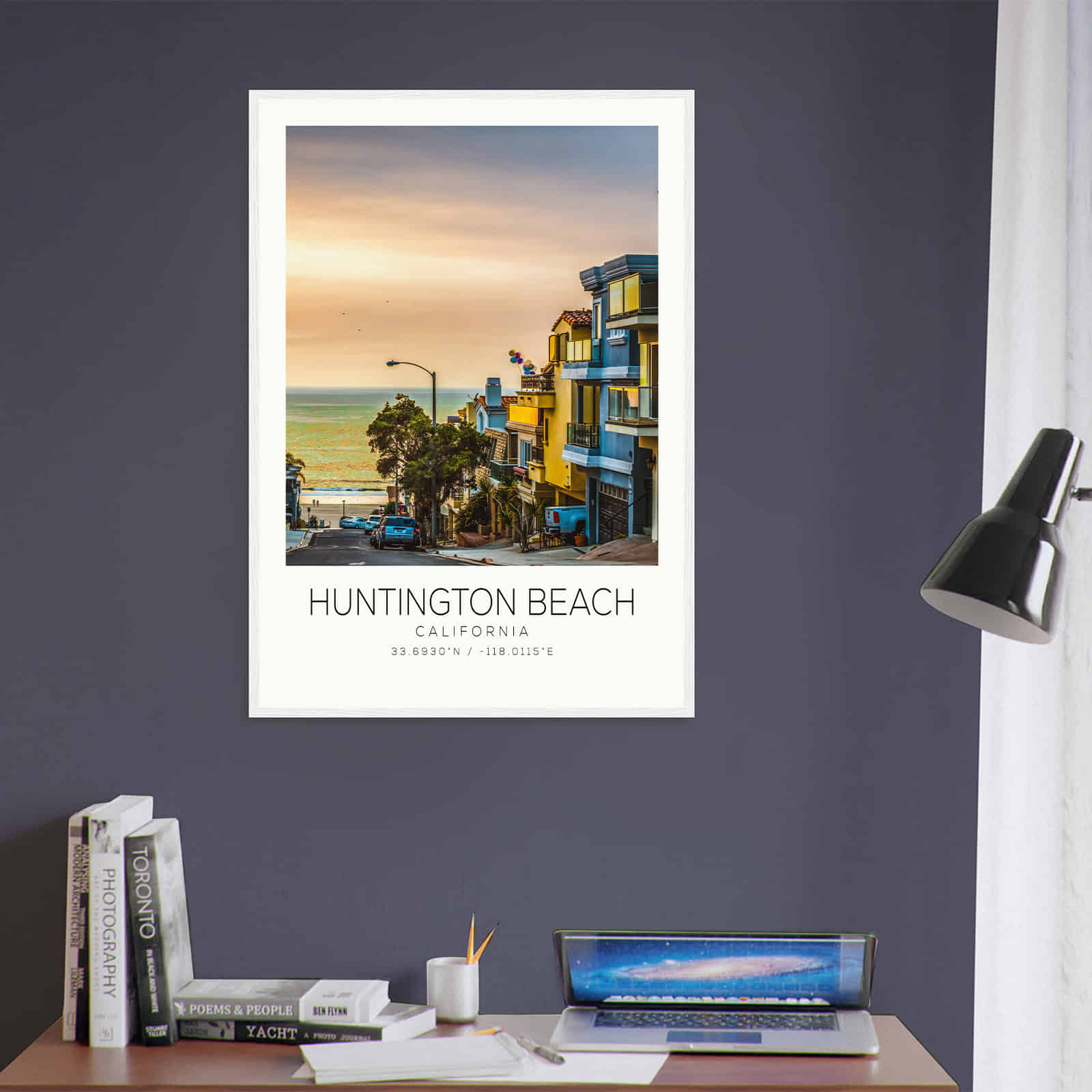 Deerfield Kansas Map Poster, Modern Home Decor Wall Art Print (Copy)