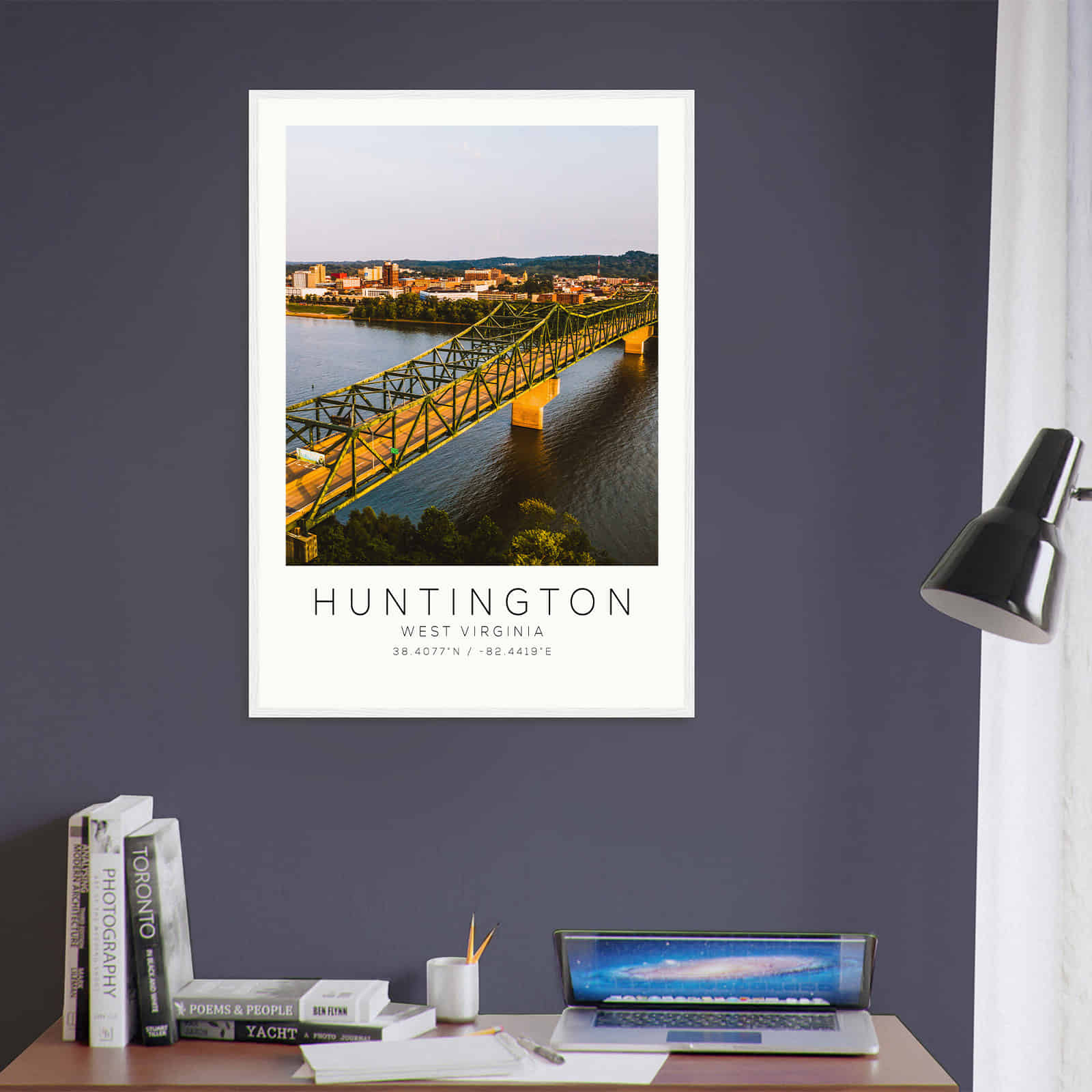 Deerfield Kansas Map Poster, Modern Home Decor Wall Art Print (Copy)