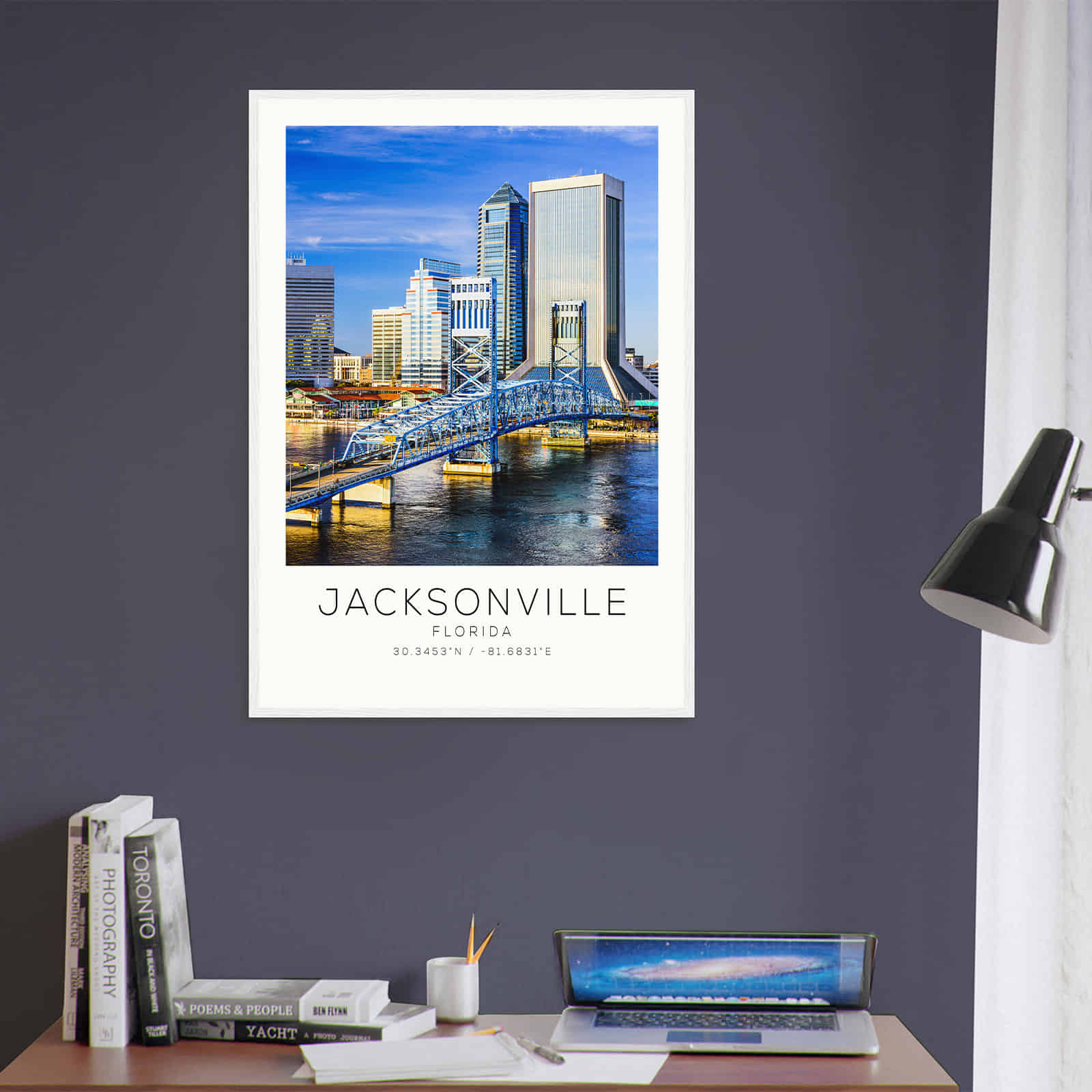 Deerfield Kansas Map Poster, Modern Home Decor Wall Art Print (Copy)